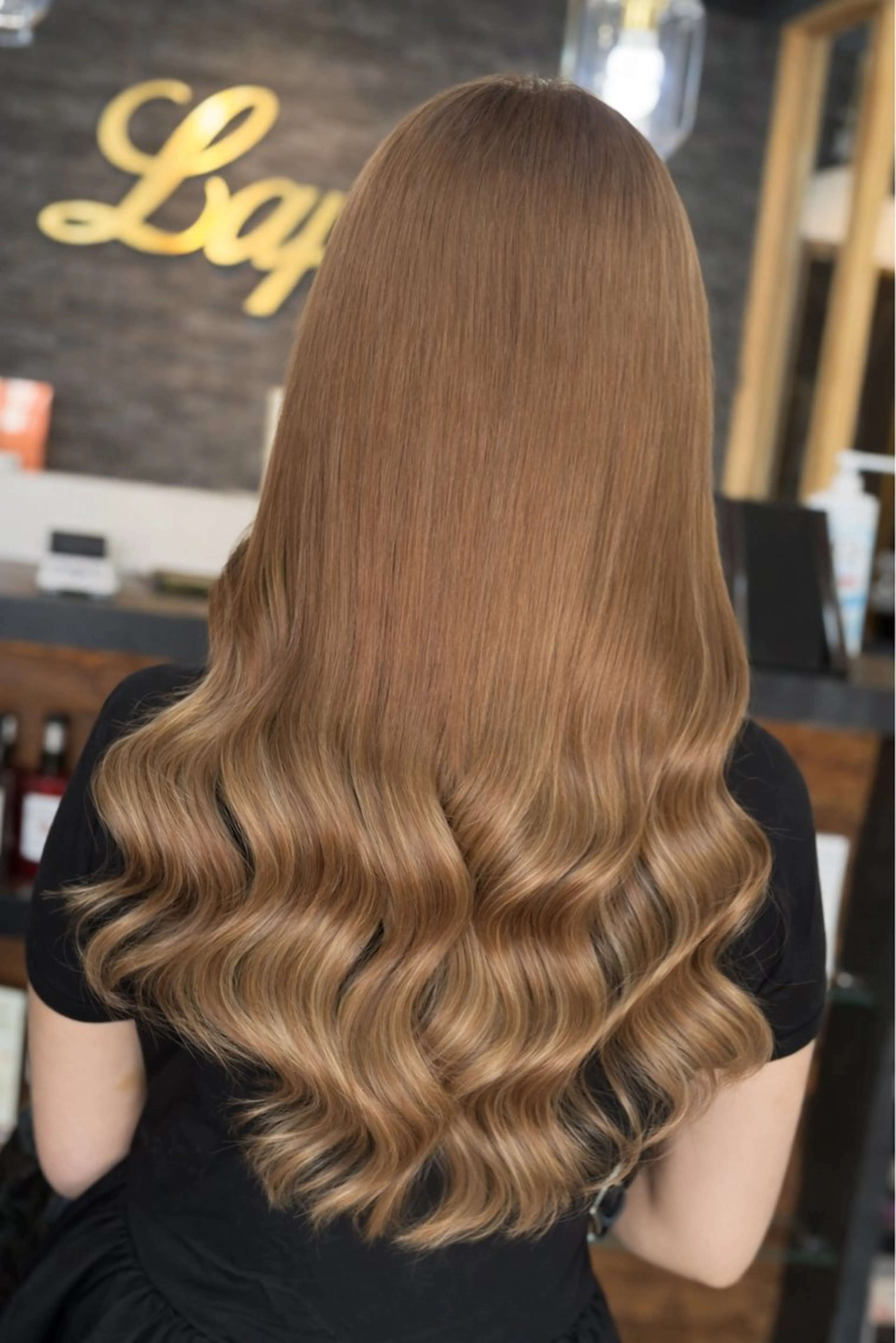 ロング カラー ベージュカラー ブリーチ ブラウンカラー ブラウンベージュ 透明感カラー ヘアカラー エクステ 横浜/エクステ特化× 艶カラー/あいかのヘアスタイル