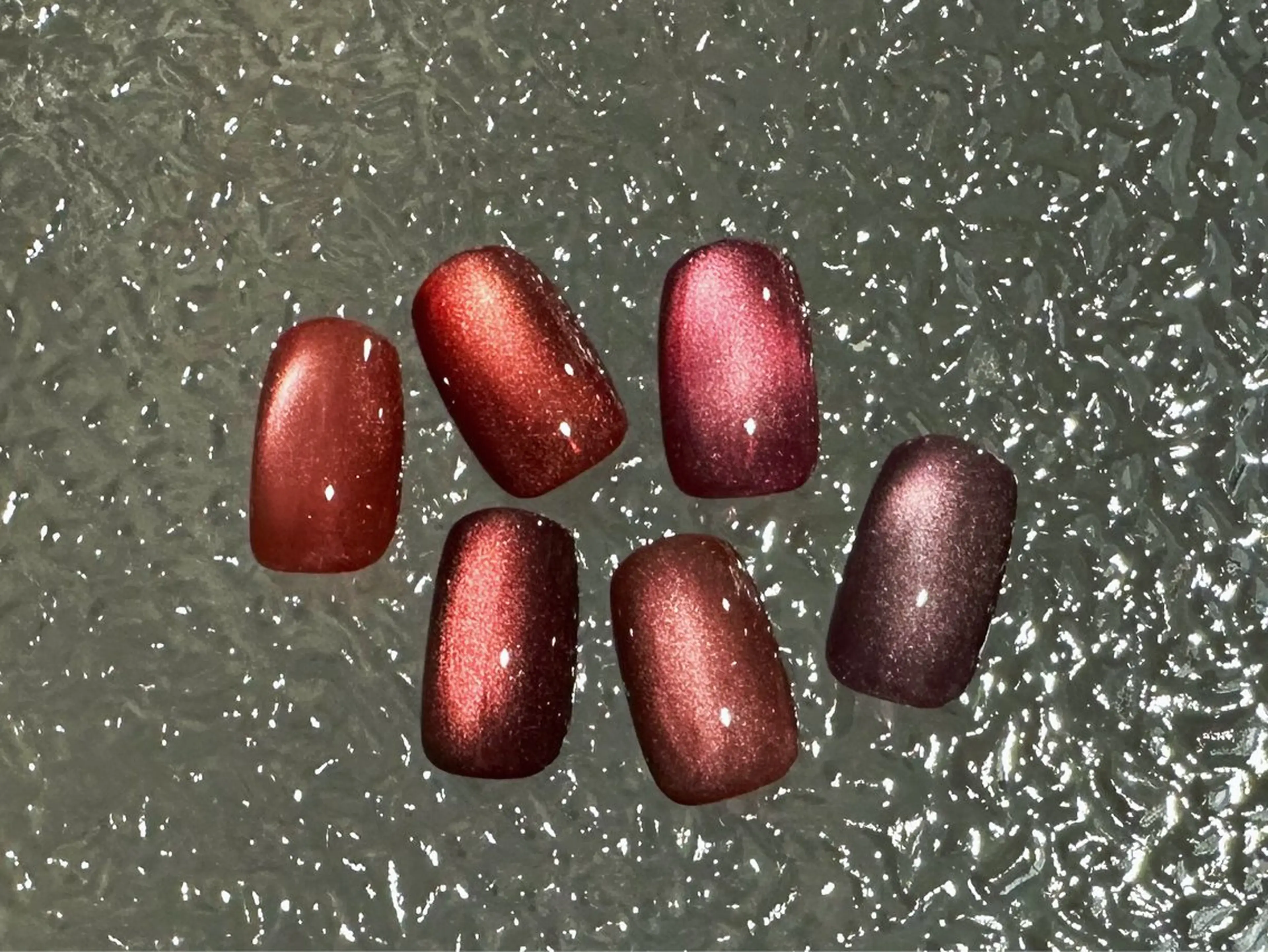 ネイル ボルドー ハンドネイル Suu ..のネイルデザイン