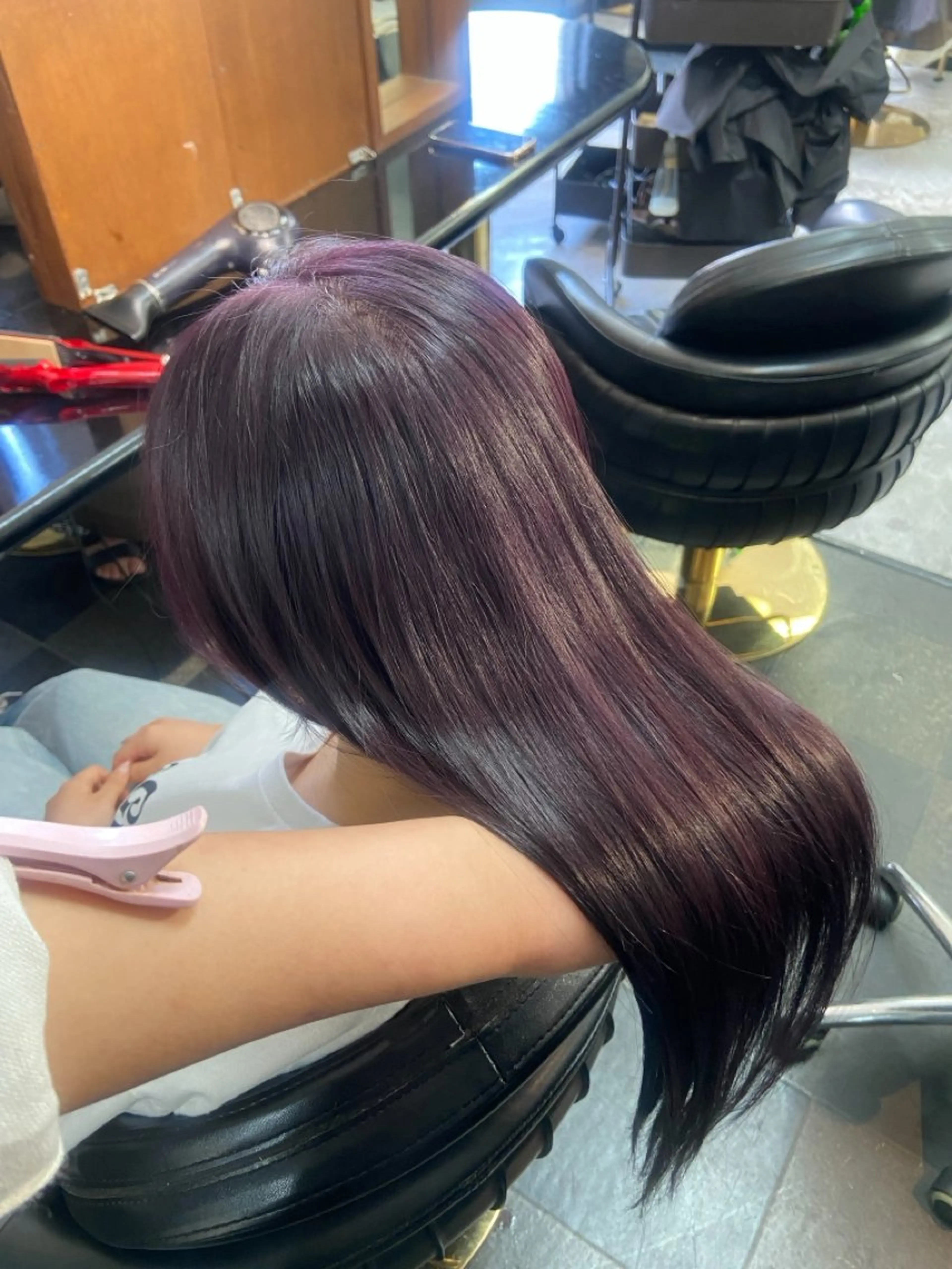 ロング 北村 理奈のヘアスタイル