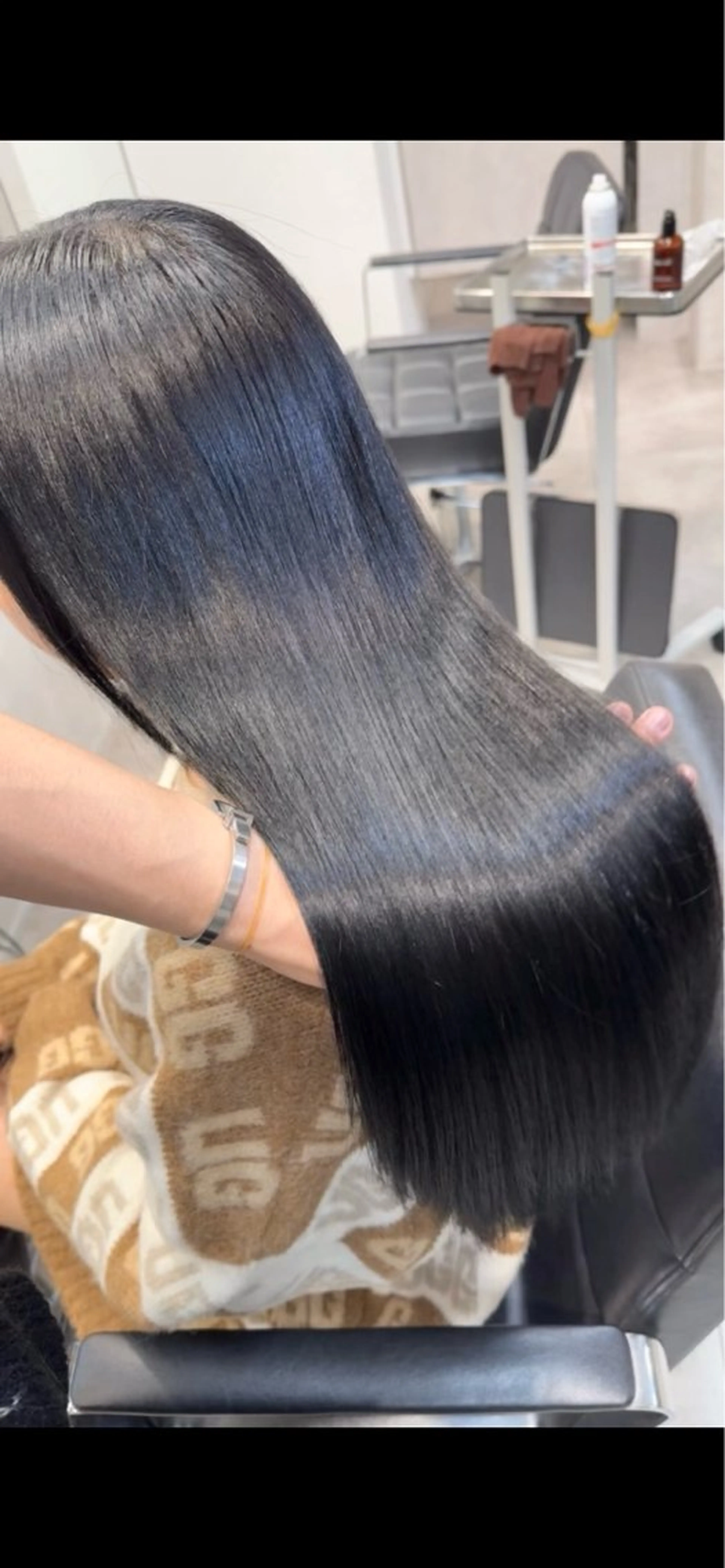 ロング 縮毛矯正 トリートメント hao所属・✨美髪矯正✨髪質改善 ✨レイヤー✨大山　悠のヘアスタイル