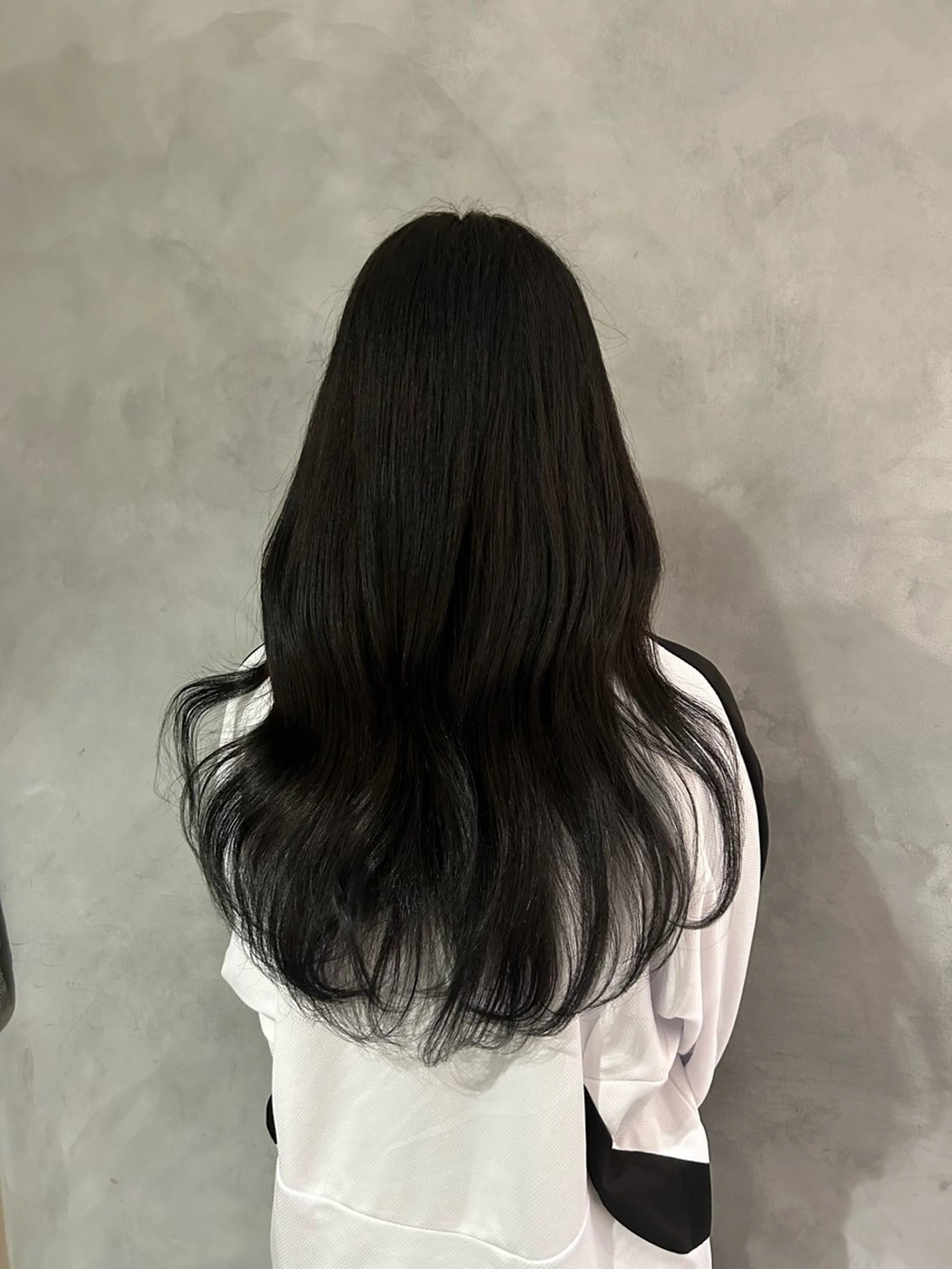 ロング レイヤーカット 谷 亜澄のヘアスタイル