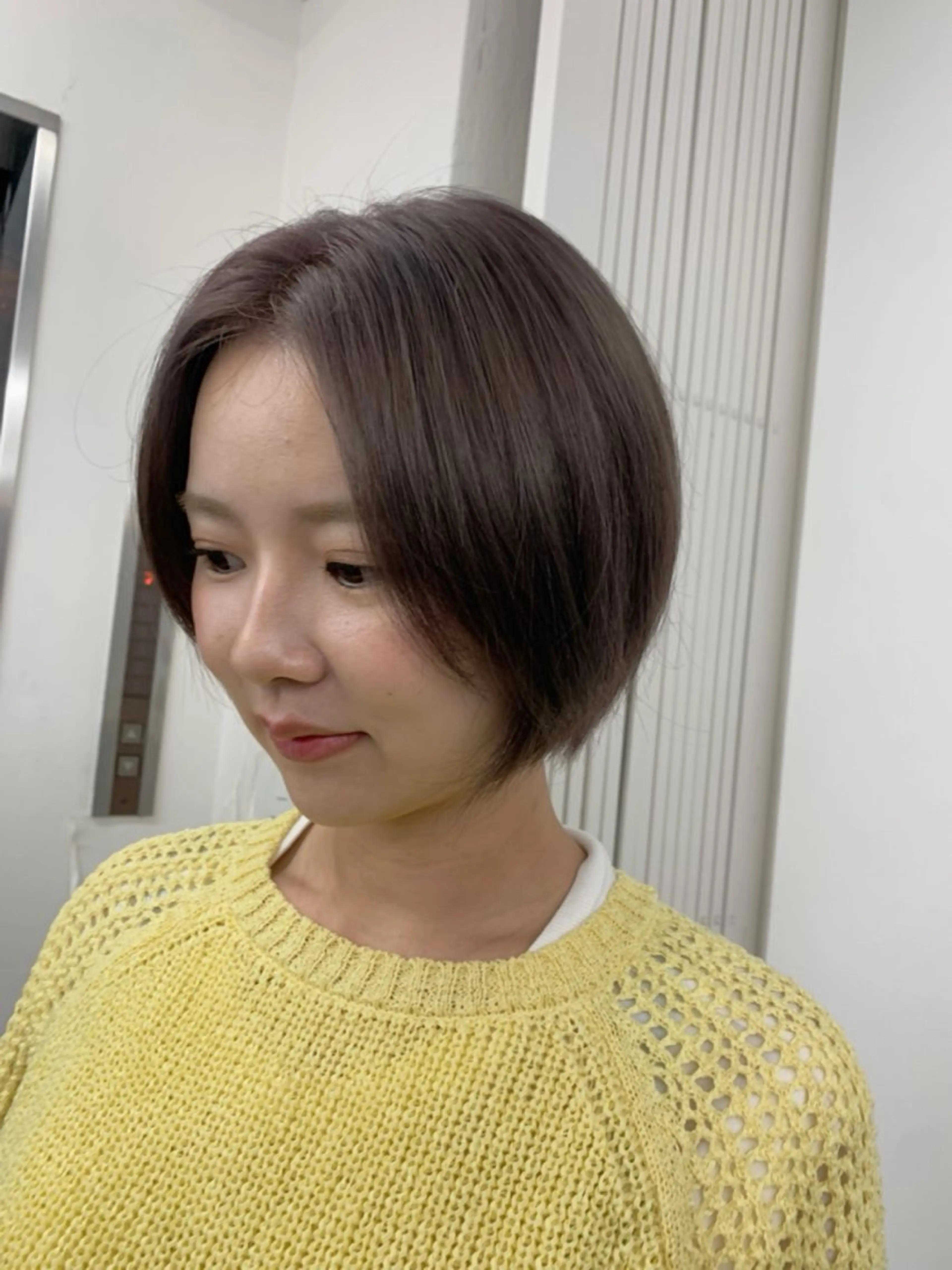 カラー ベージュカラー ブリーチ 透明感カラー ハイトーン /愛子のヘアスタイル