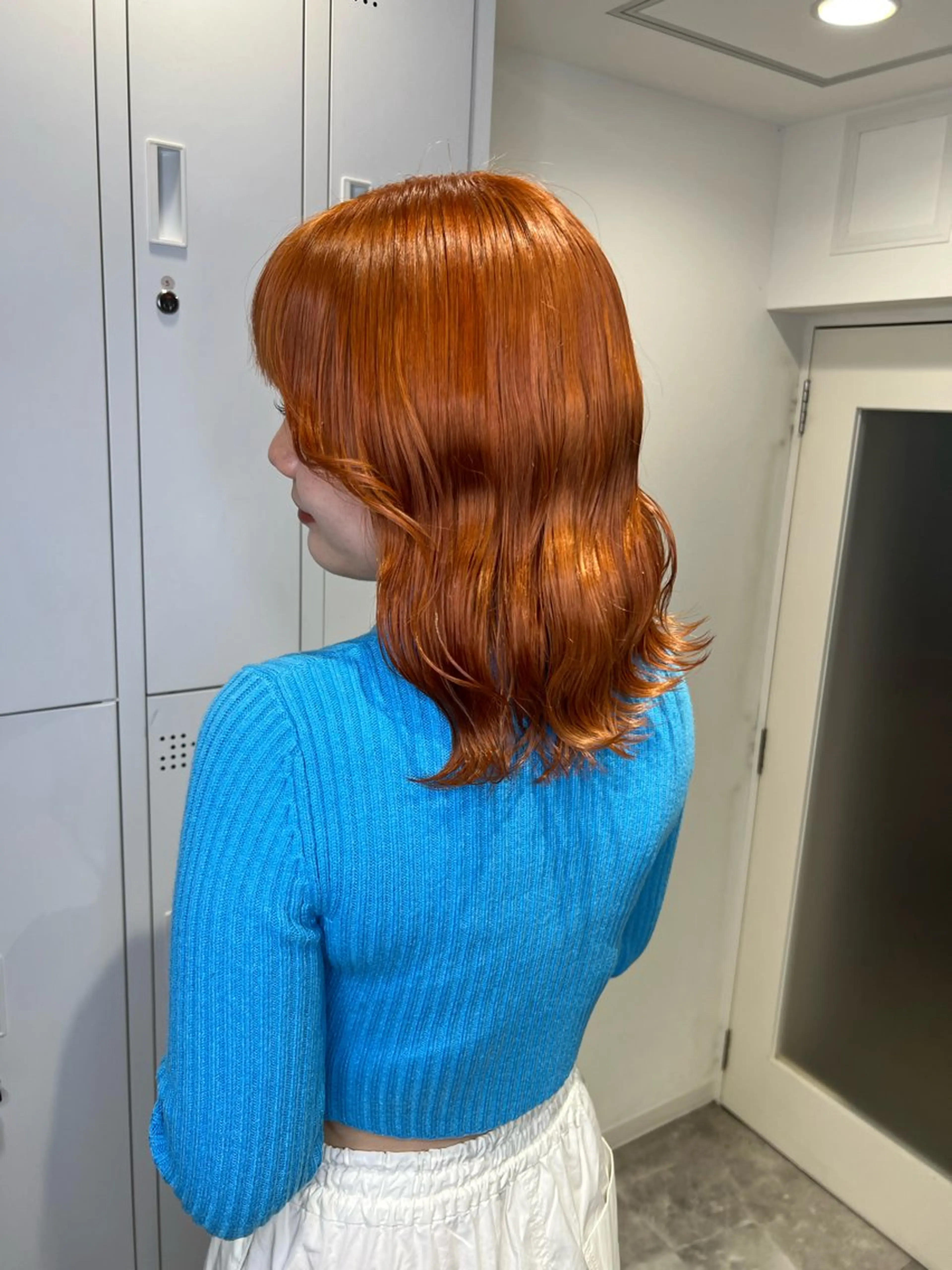 ミディアム カラー ブリーチ ケアブリーチ トリートメント TOMONA👑 GiseL梅田店のヘアスタイル