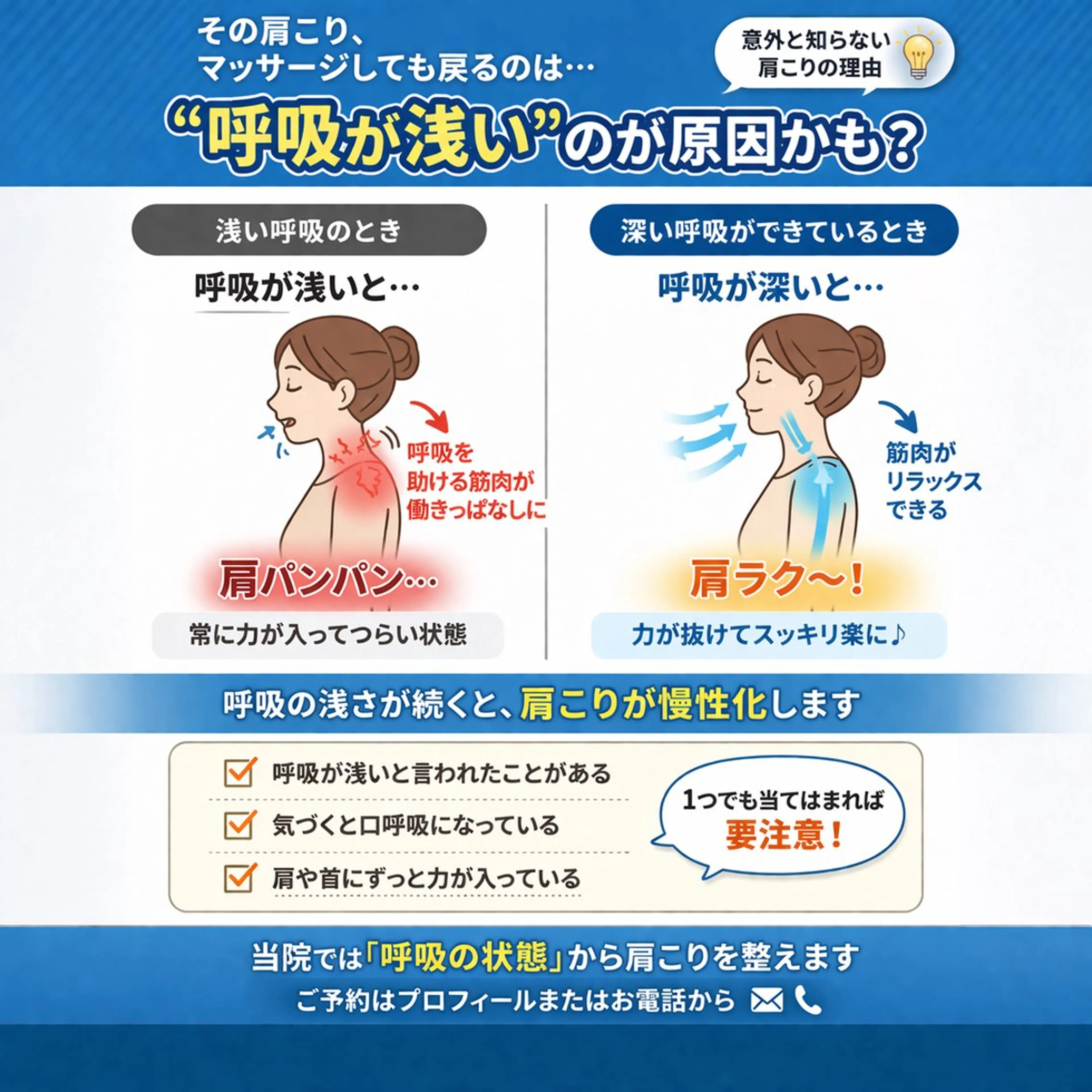 リラク とき整体院所属・『肩甲骨はがし専門』 とき整体院のエステ・リラクイメージ