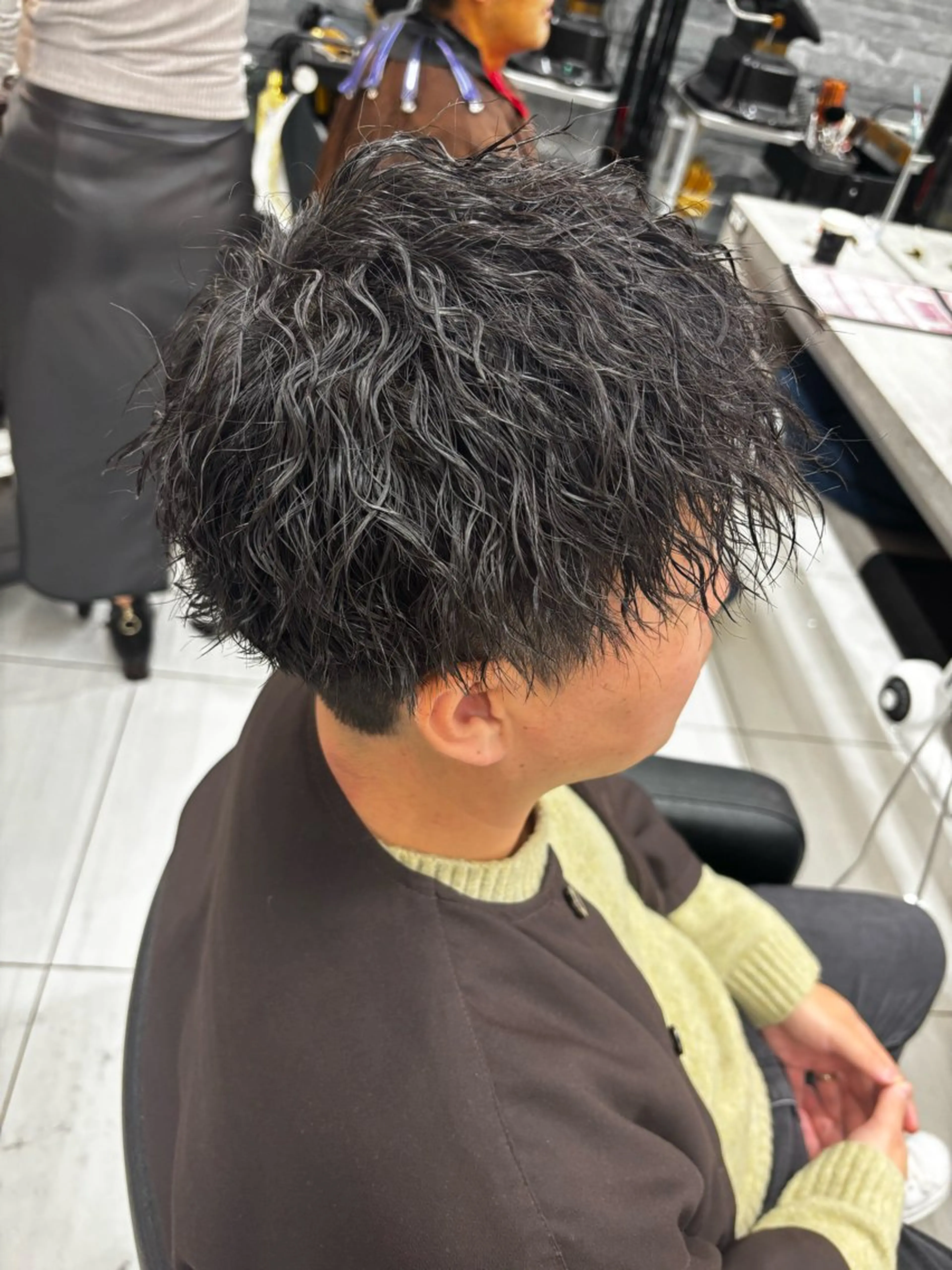 パーマ メンズ カット パーマ Rina/似合う × なりたい、叶えます。のヘアスタイル