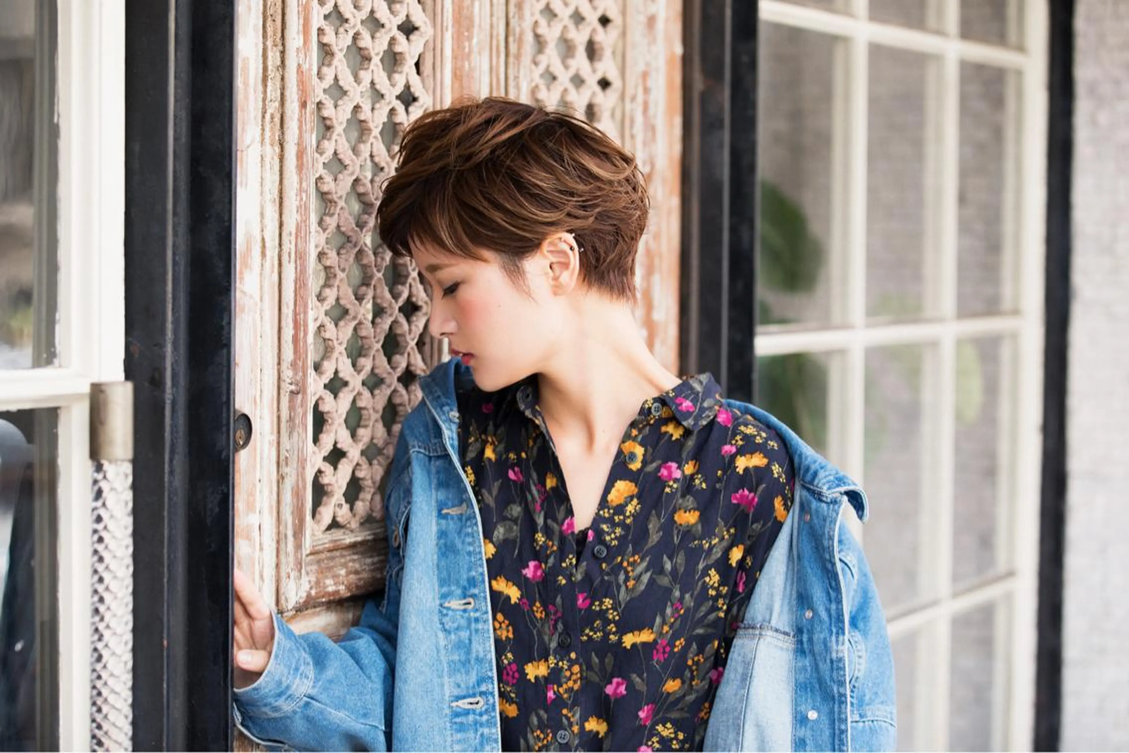 ショート ショートヘア カット トリートメント 所渉/韓国レイヤー /ウルフカットのヘアスタイル