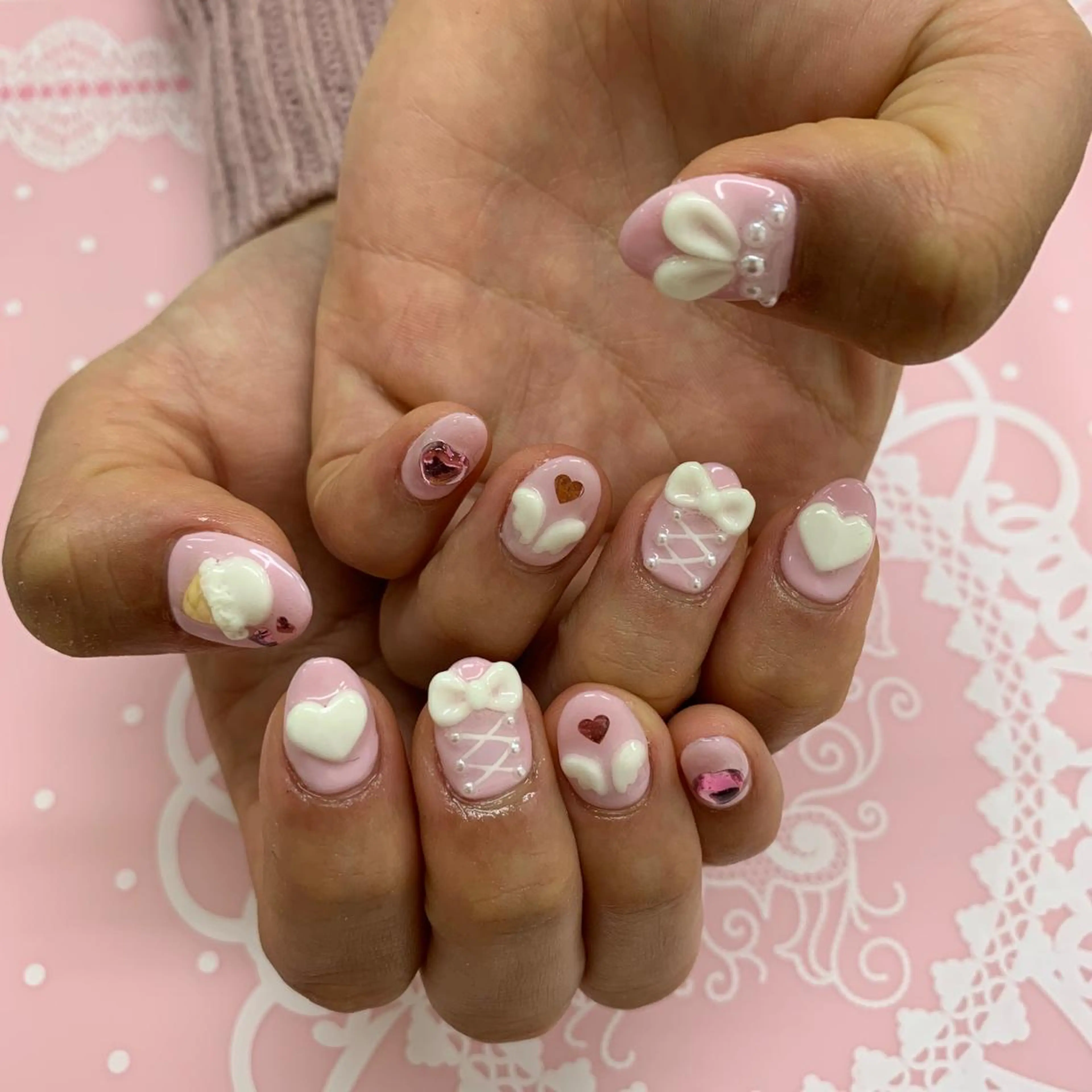 ネイル ハンドネイル 五十嵐 美智のネイルデザイン