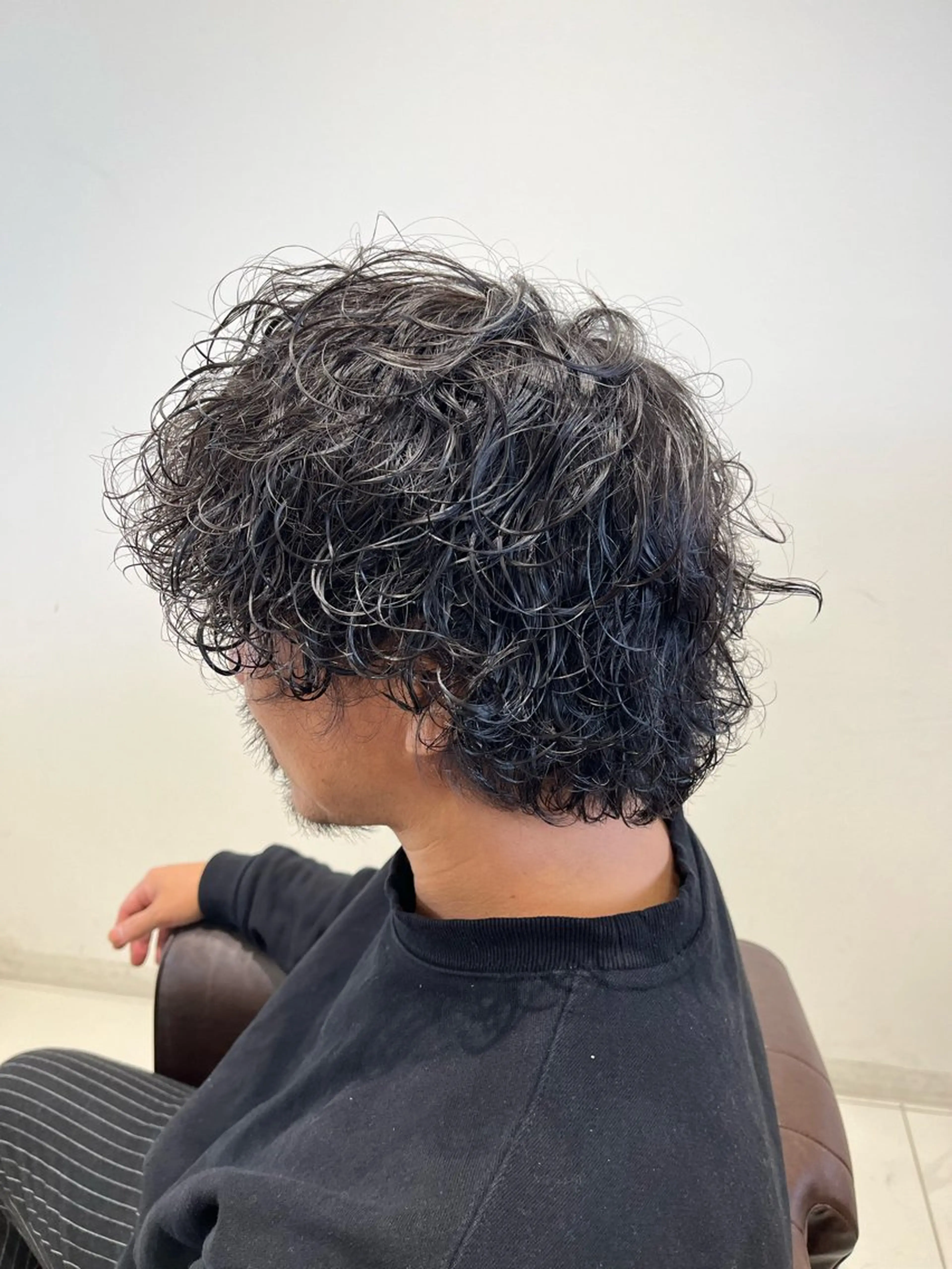 【メンズ限定】カット＋波巻きパーマ＋ヘッドスパ【10分】🌊の写真