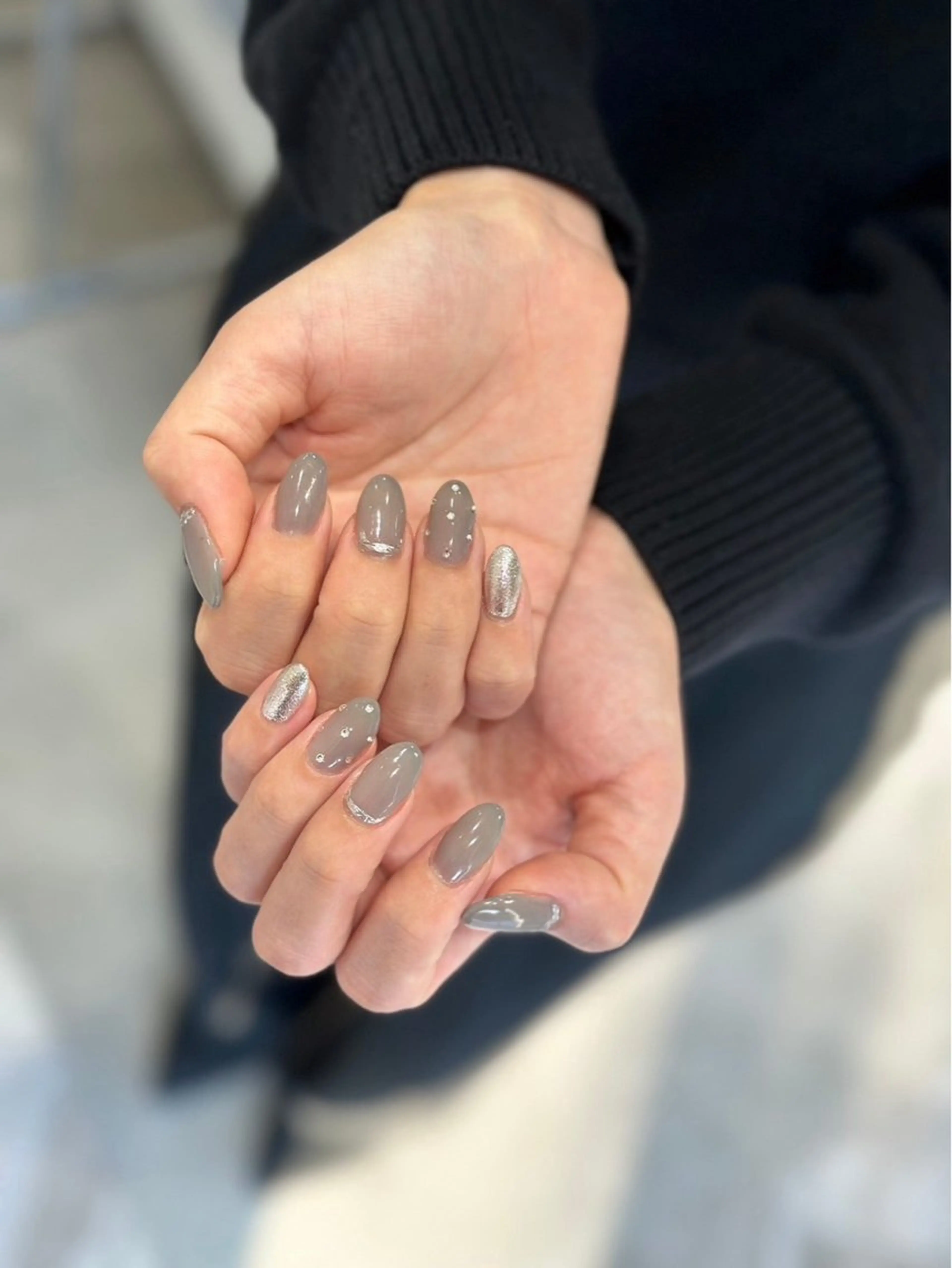 ネイル 持ち込み ハンドネイル 手島 美空のネイルデザイン