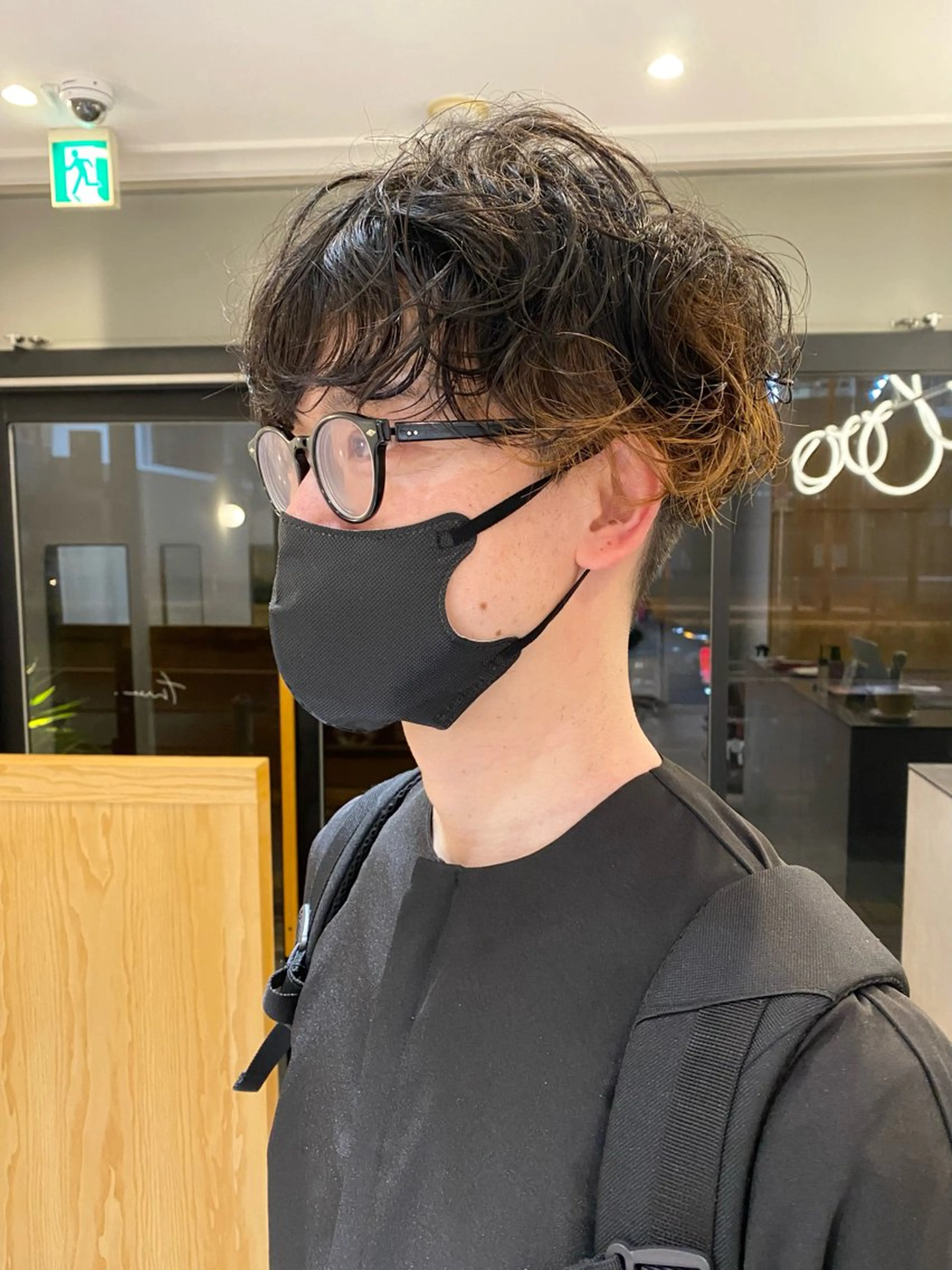 ショート パーマ メンズ 艶髪🌟髪質改善✨ Zinaヤマダ チサのヘアスタイル