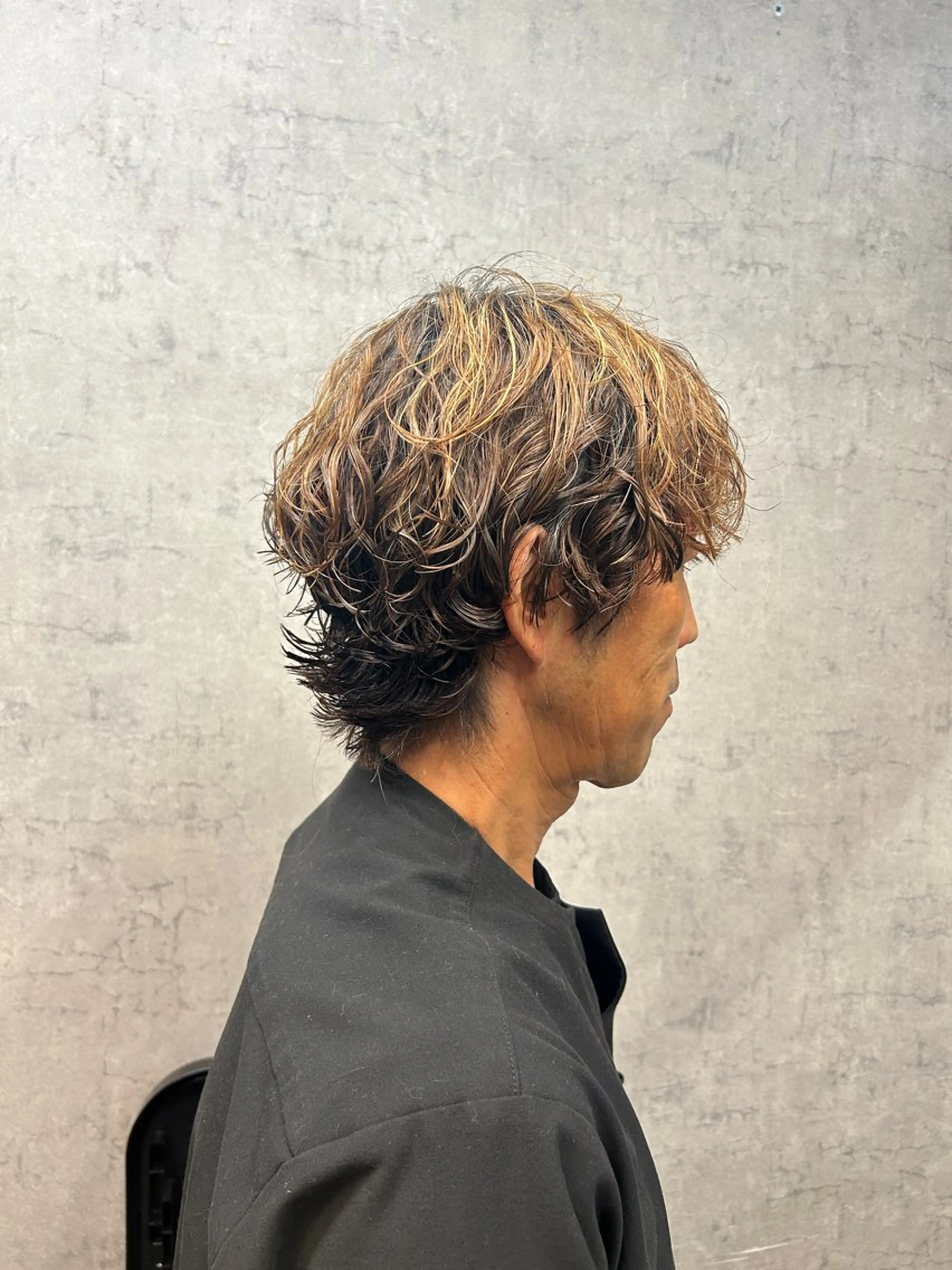 パーマ メンズ メンズパーマ メンズウルフカット ウルフカット カット パーマ 🌻柳谷 心渚🌻のヘアスタイル