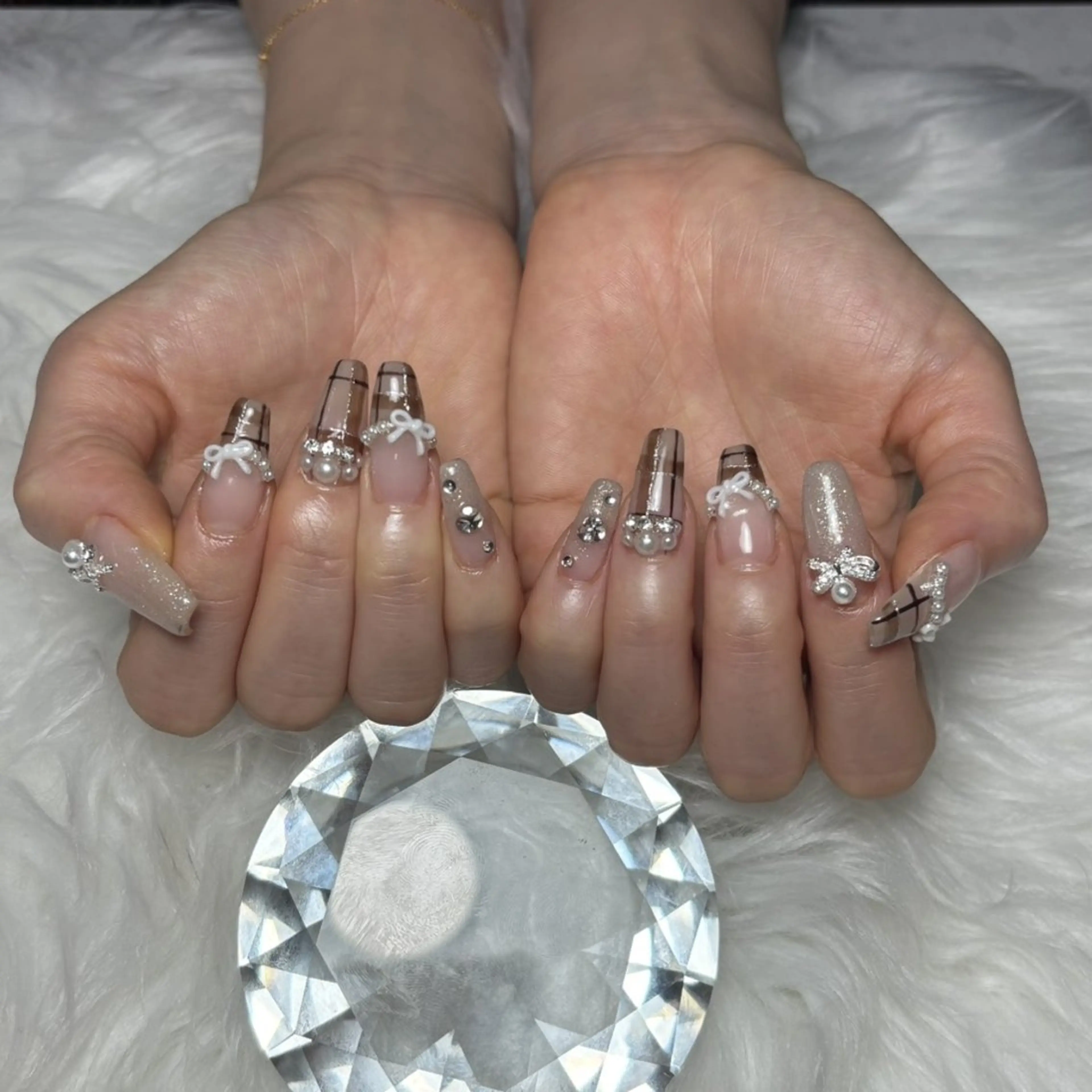 ネイル ハンドネイル 京免 もものネイルデザイン