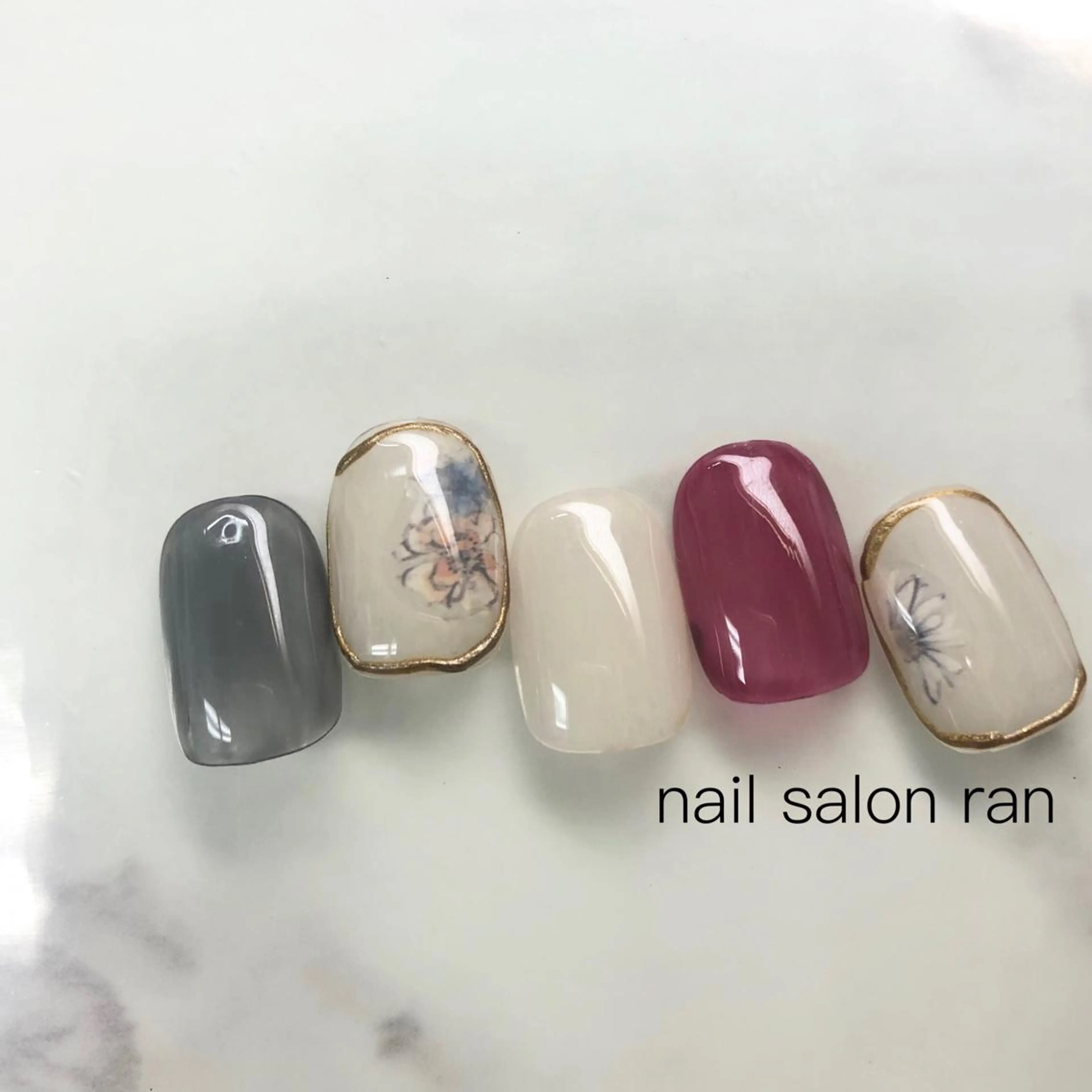 ネイル アートネイル nailsalon ranのネイルデザイン