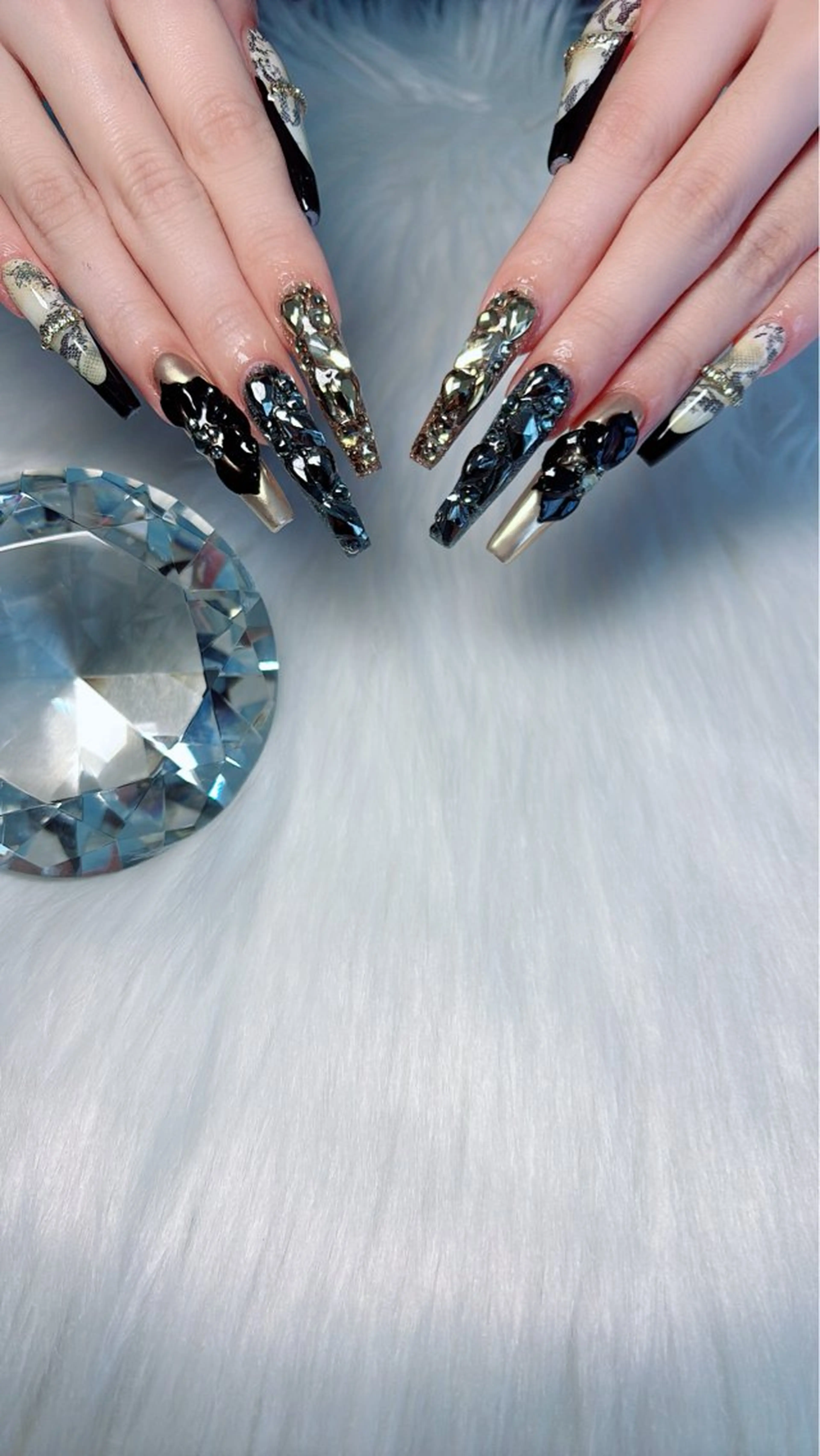 ネイル ロングネイル ハンドネイル salon de belnetta所属・kayo 💅のネイルデザイン