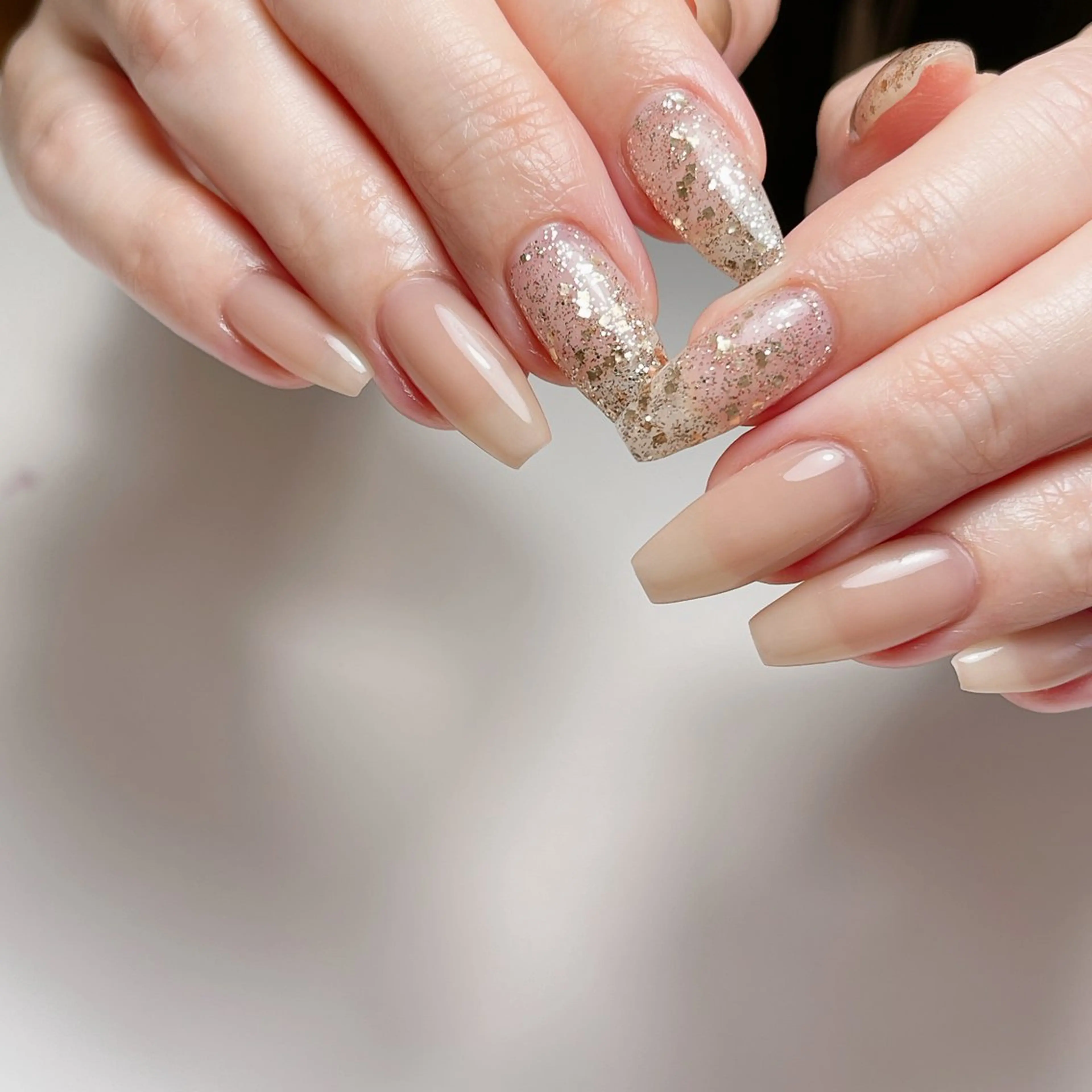 長さだし10本+ワンカラーorラメグラ【オフあり】の写真