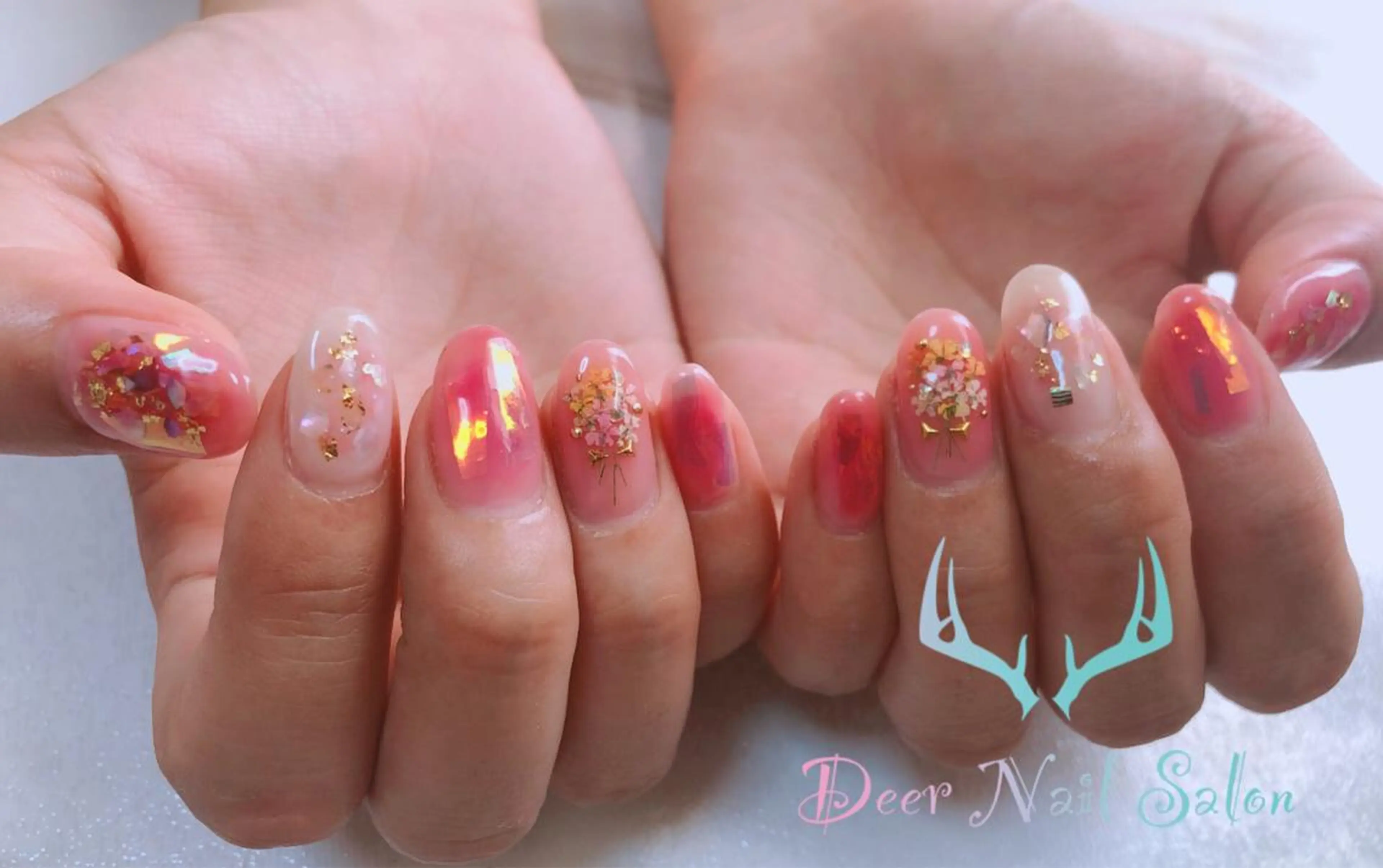 ネイル ハンドネイル Peachy 🍑のネイルデザイン