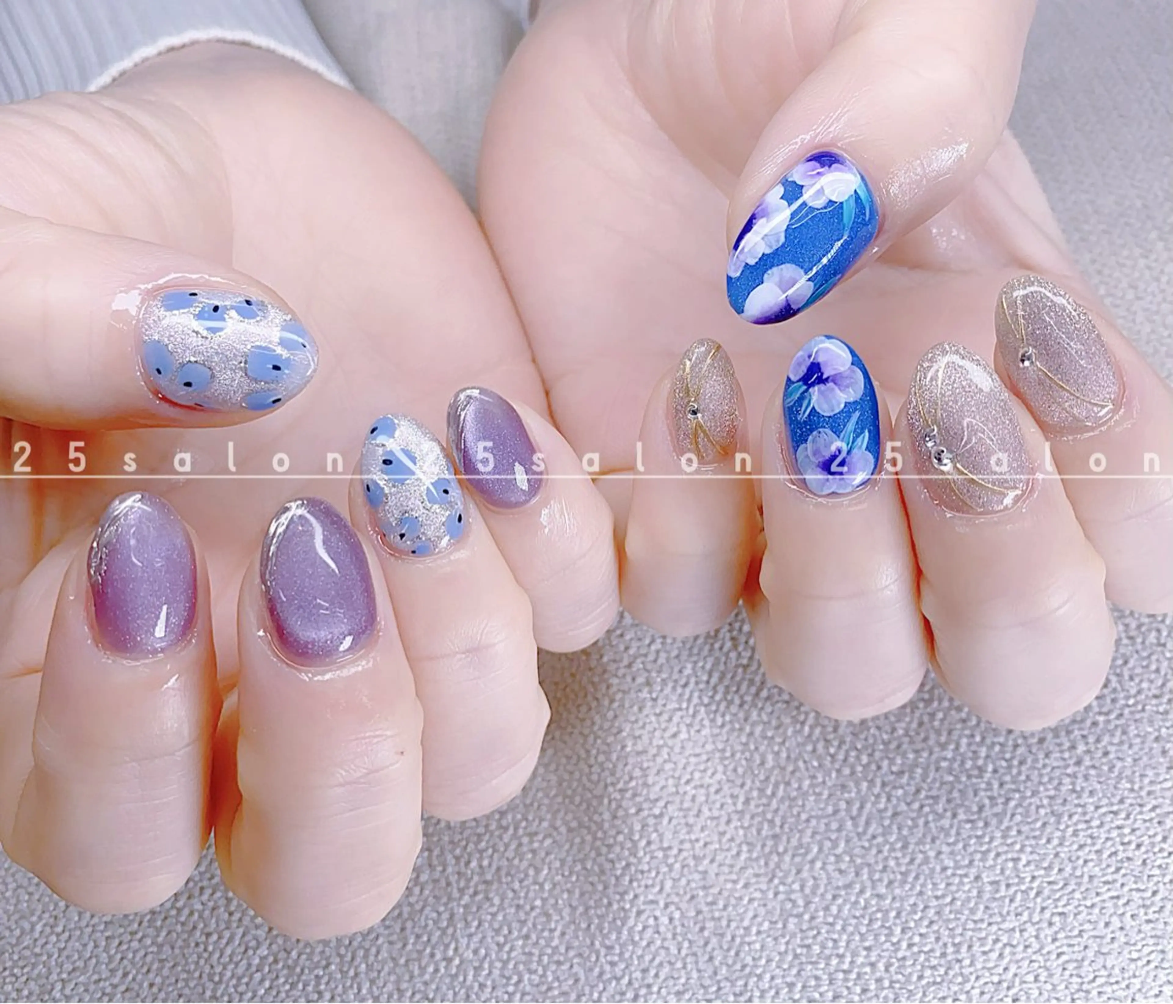 ネイル オーロラネイル チークネイル フットネイル フレンチネイル ジェルネイル 2 5のマツエク・マツパデザイン