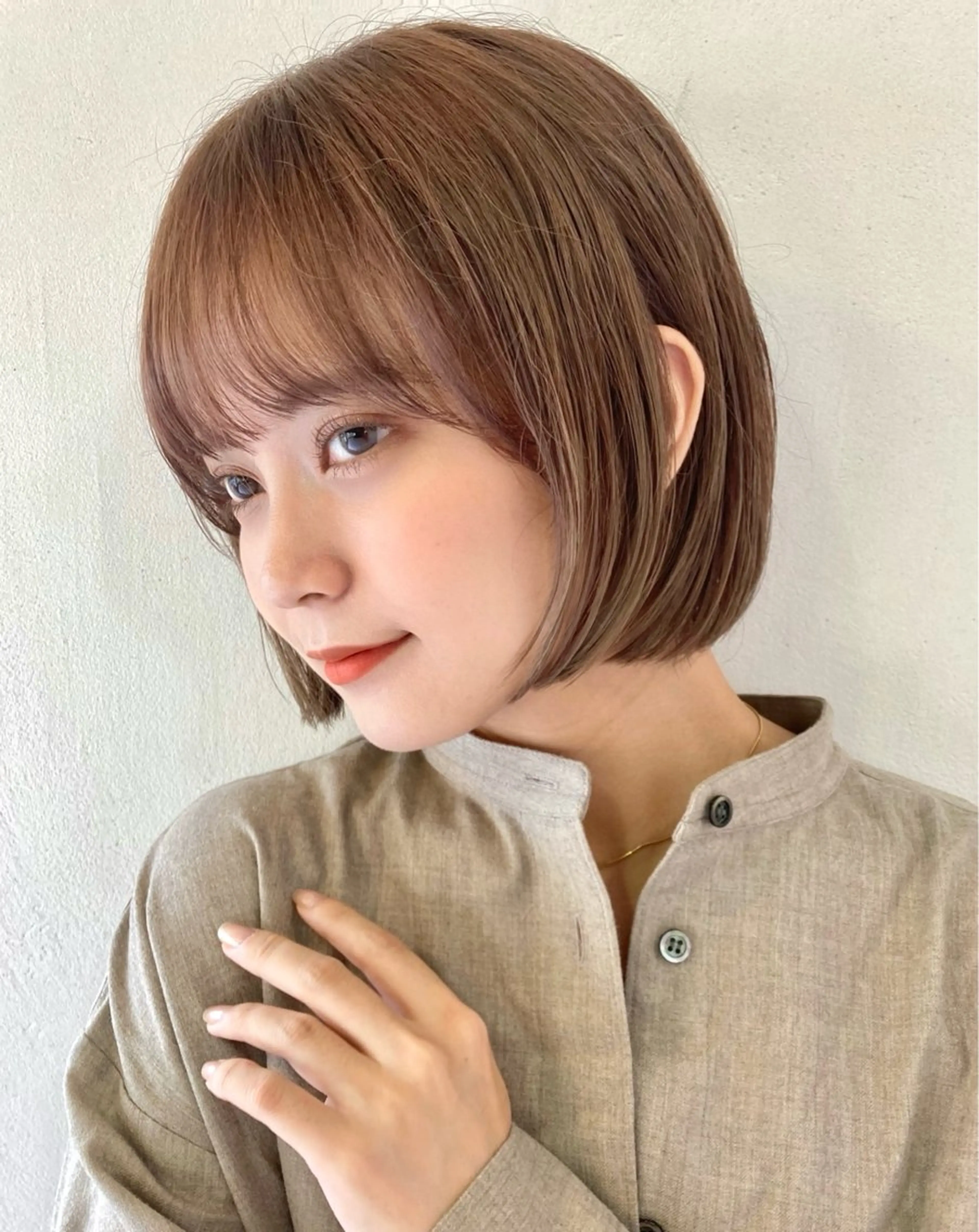 ショート ボブ カット ヘアカラー トリートメント レイヤー/メンズ 竹田凪儀のヘアスタイル