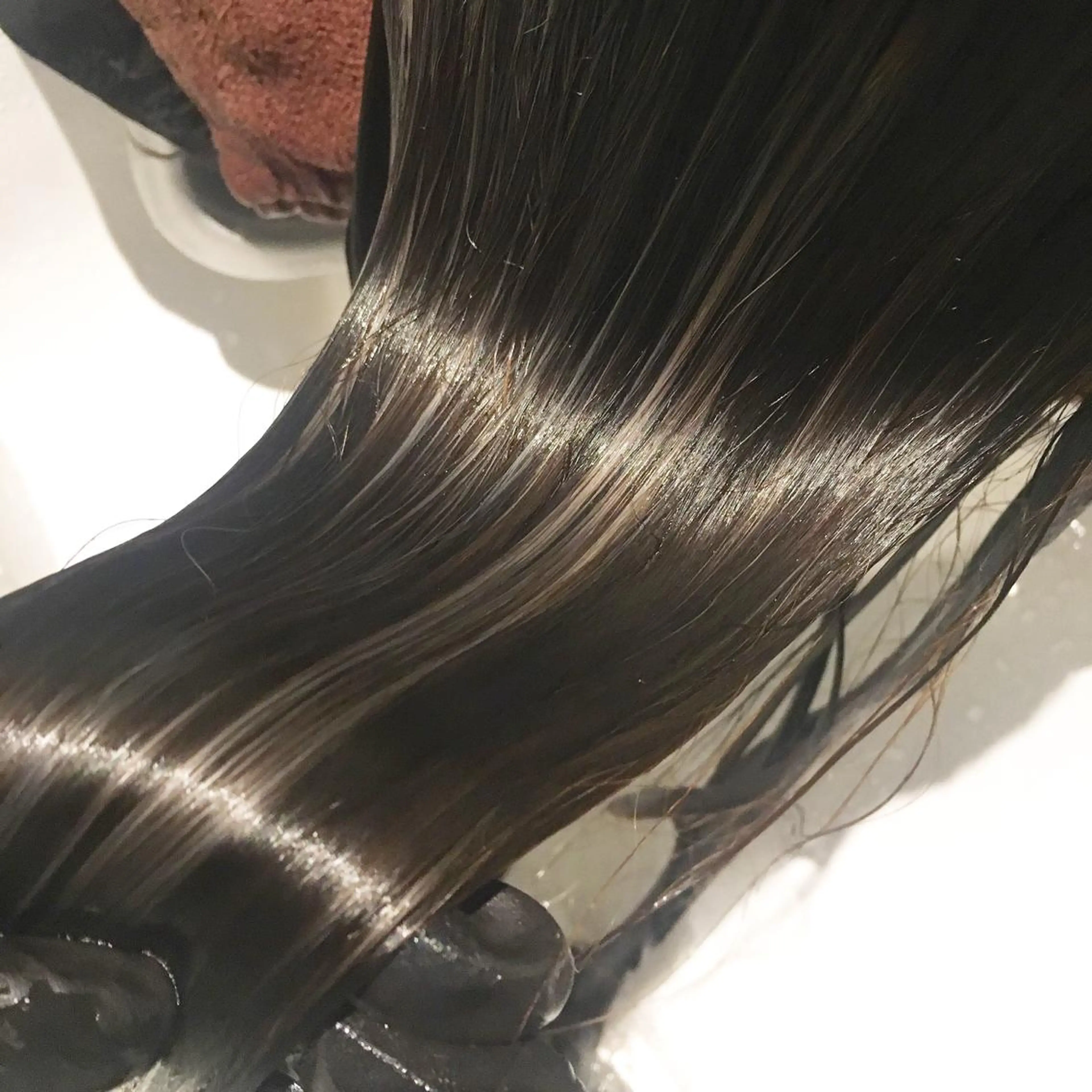 ロング カラー グレージュ ハイライトカラー ハイライト カット 縮毛矯正 sano sayakaのヘアスタイル