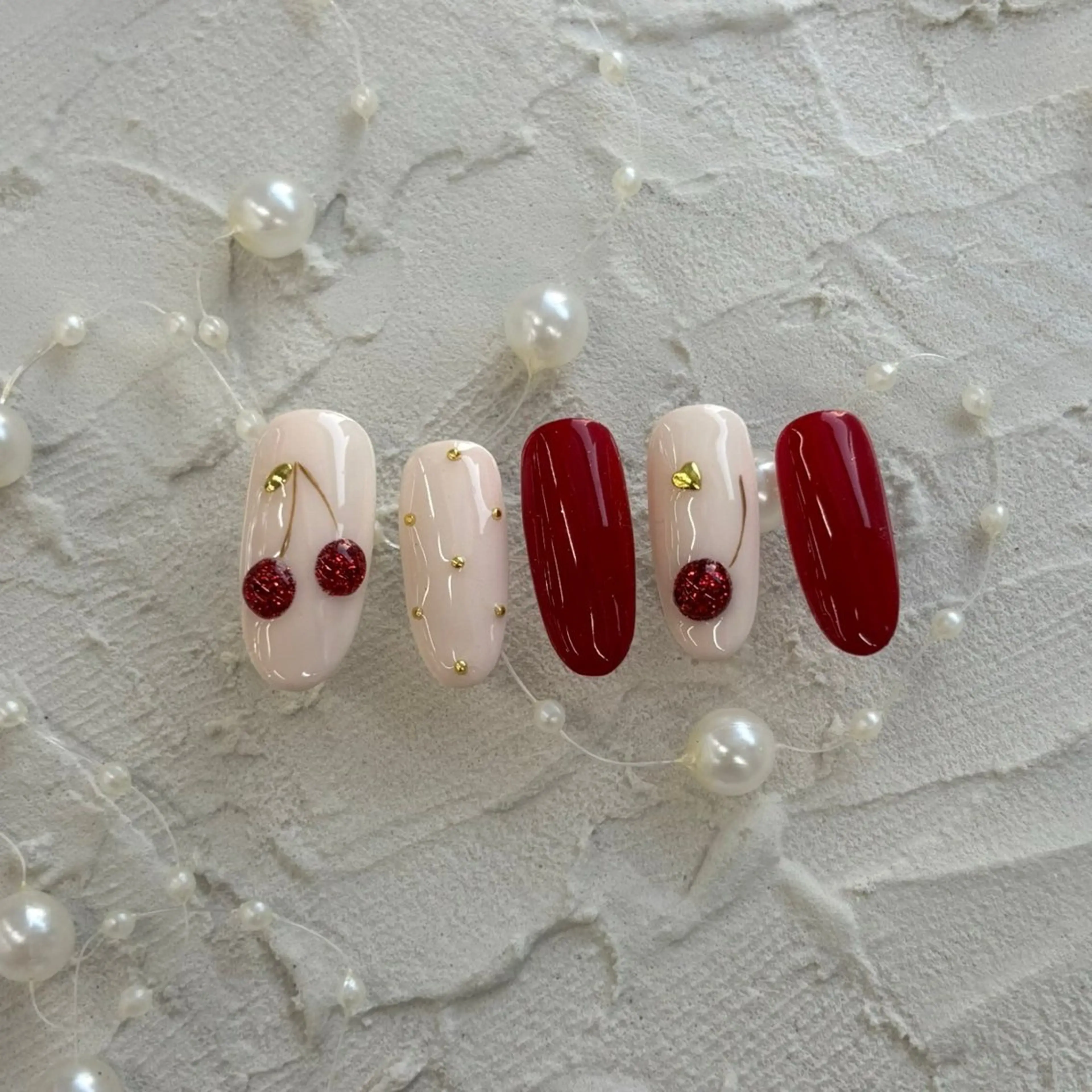 ネイル ⭐︎休業中の練習⭐︎ JNA認定講師髙橋のネイルデザイン