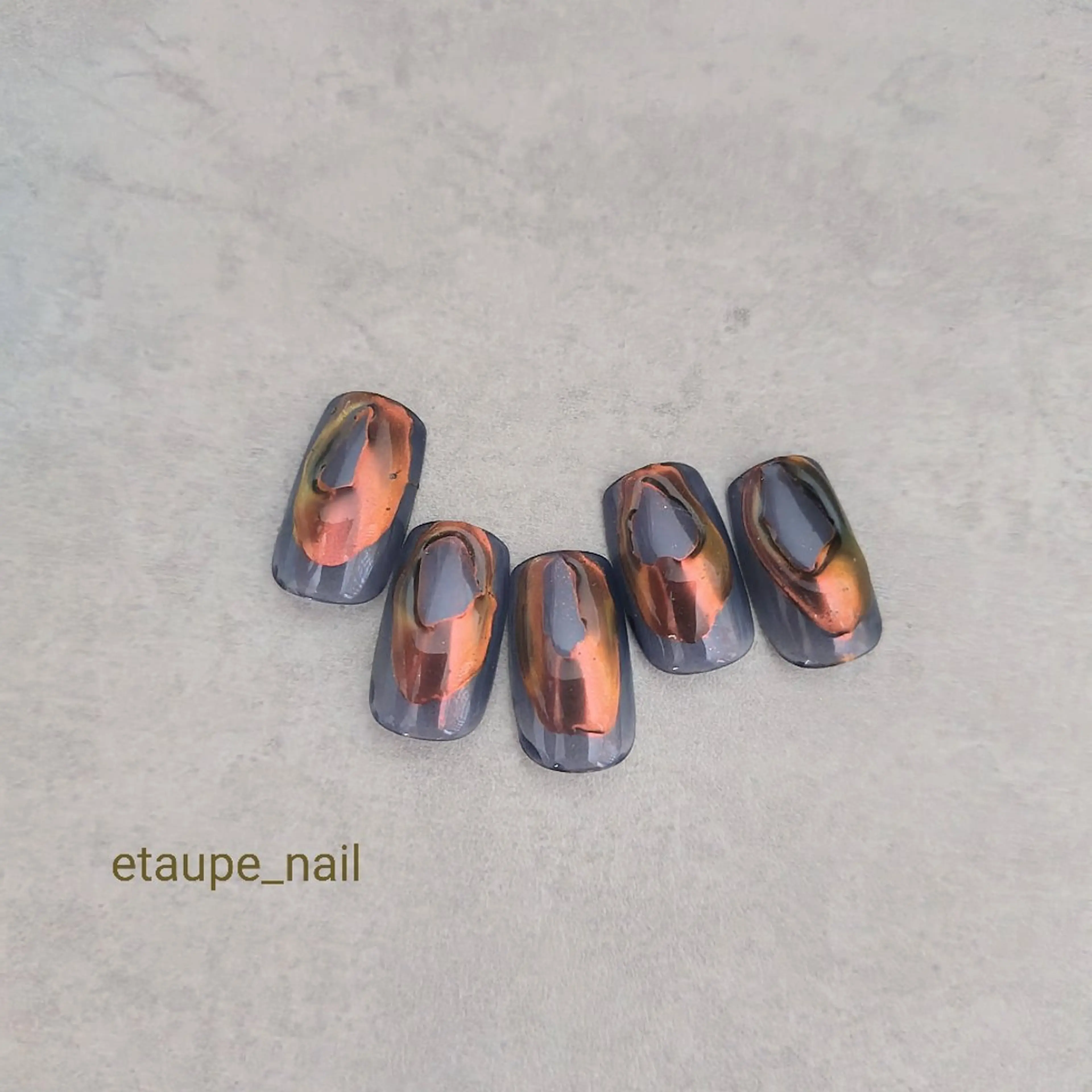 ネイル ミラーネイル etaupe nail所属・向原自宅サロン ★エトープネイルのネイルデザイン
