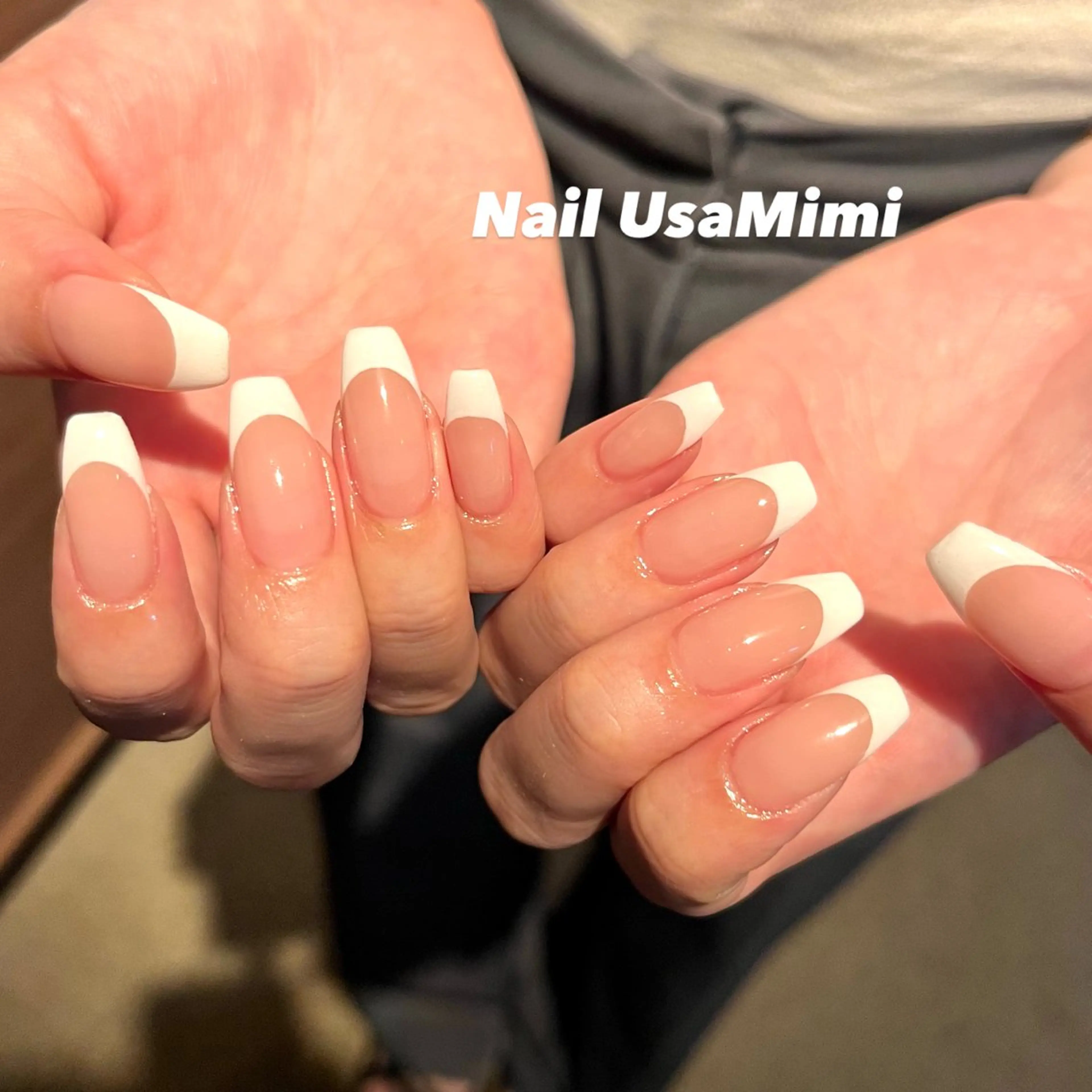 ✨綺麗め可愛い✨【オフ込み】グラデ、フレンチ（カラーベース）の写真