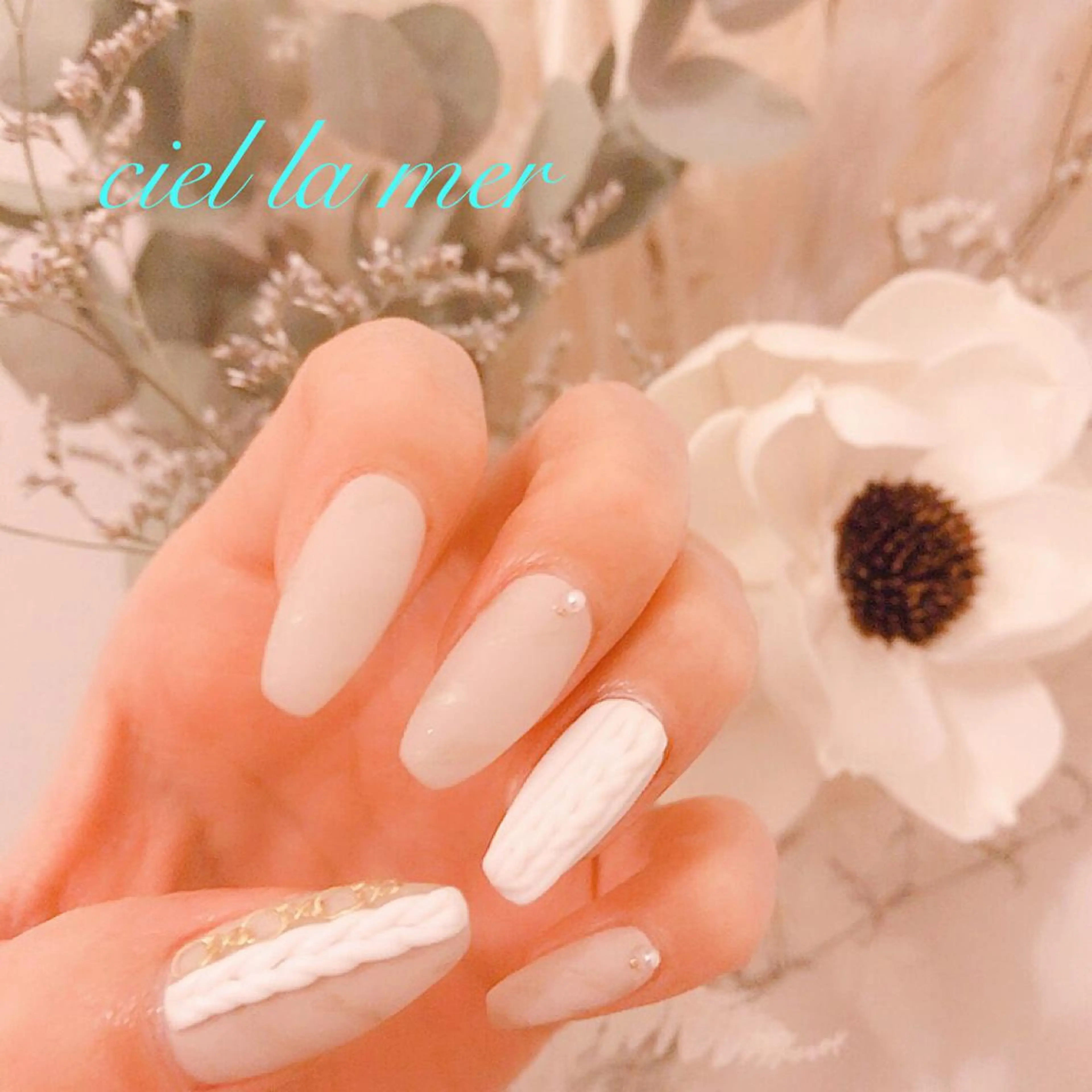 ネイル ハンドネイル フットネイル ciel la merのネイルデザイン