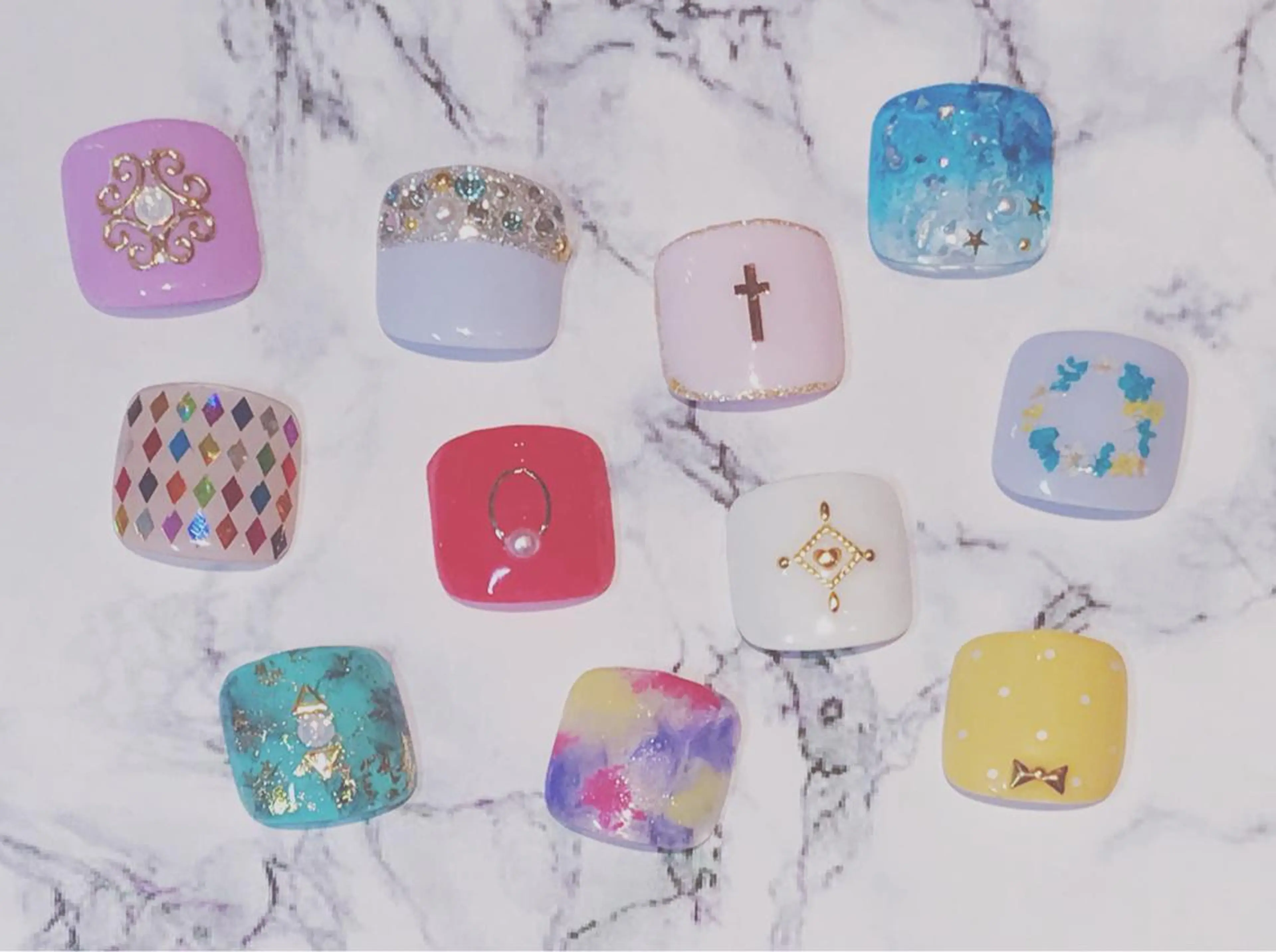 ネイル LUKE所属・もとまつ さちこのネイルデザイン