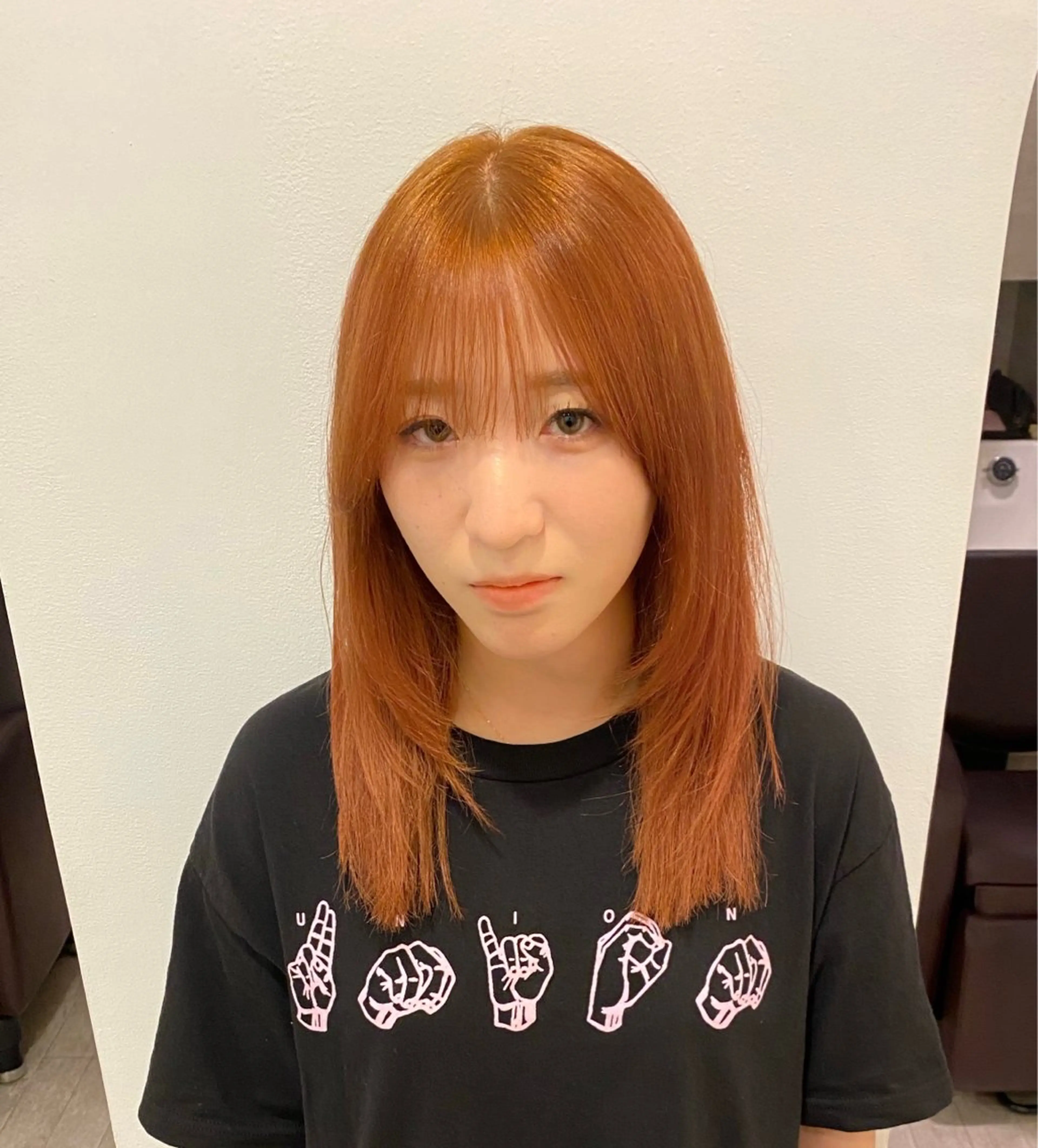 カラー オレンジ ヘアカラー トリートメント ブリーチ特化型🐯 Lita -ゆうや-のヘアスタイル