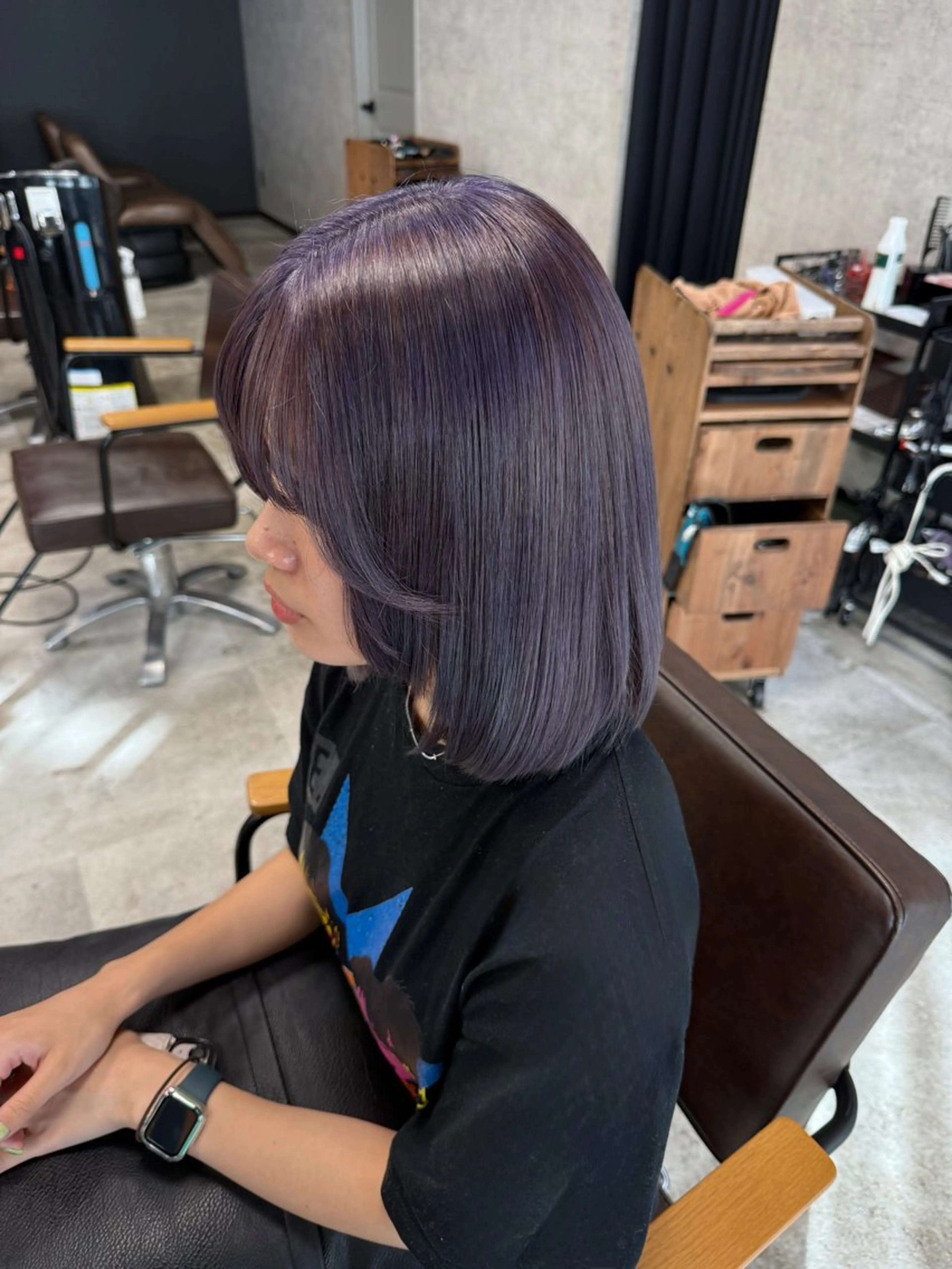 カラー ヘアカラー トリートメント 髪質改善/艶カラー naoのヘアスタイル