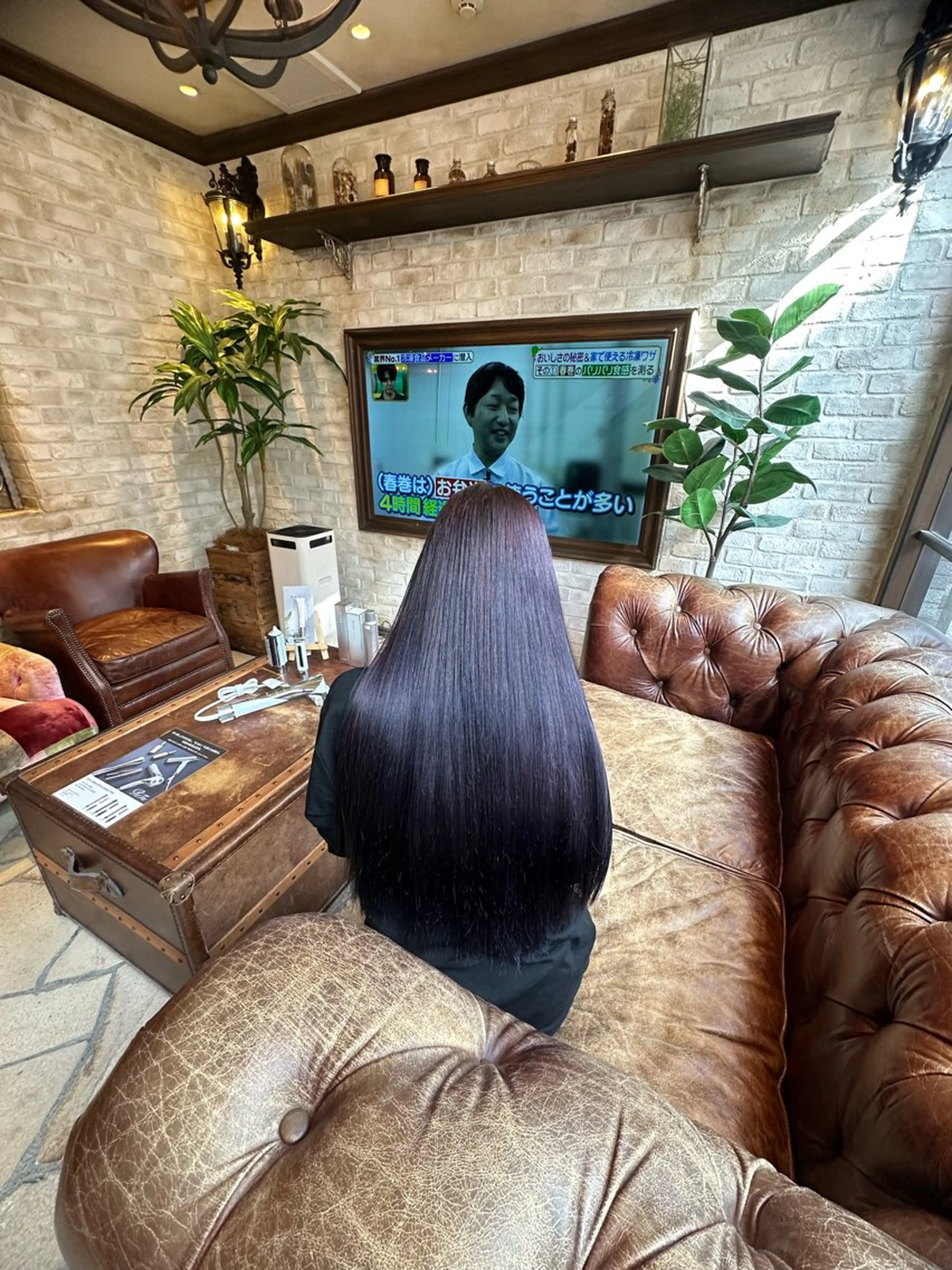 ロング パープルカラー 🦋フジモリ セリナ🦋のヘアスタイル