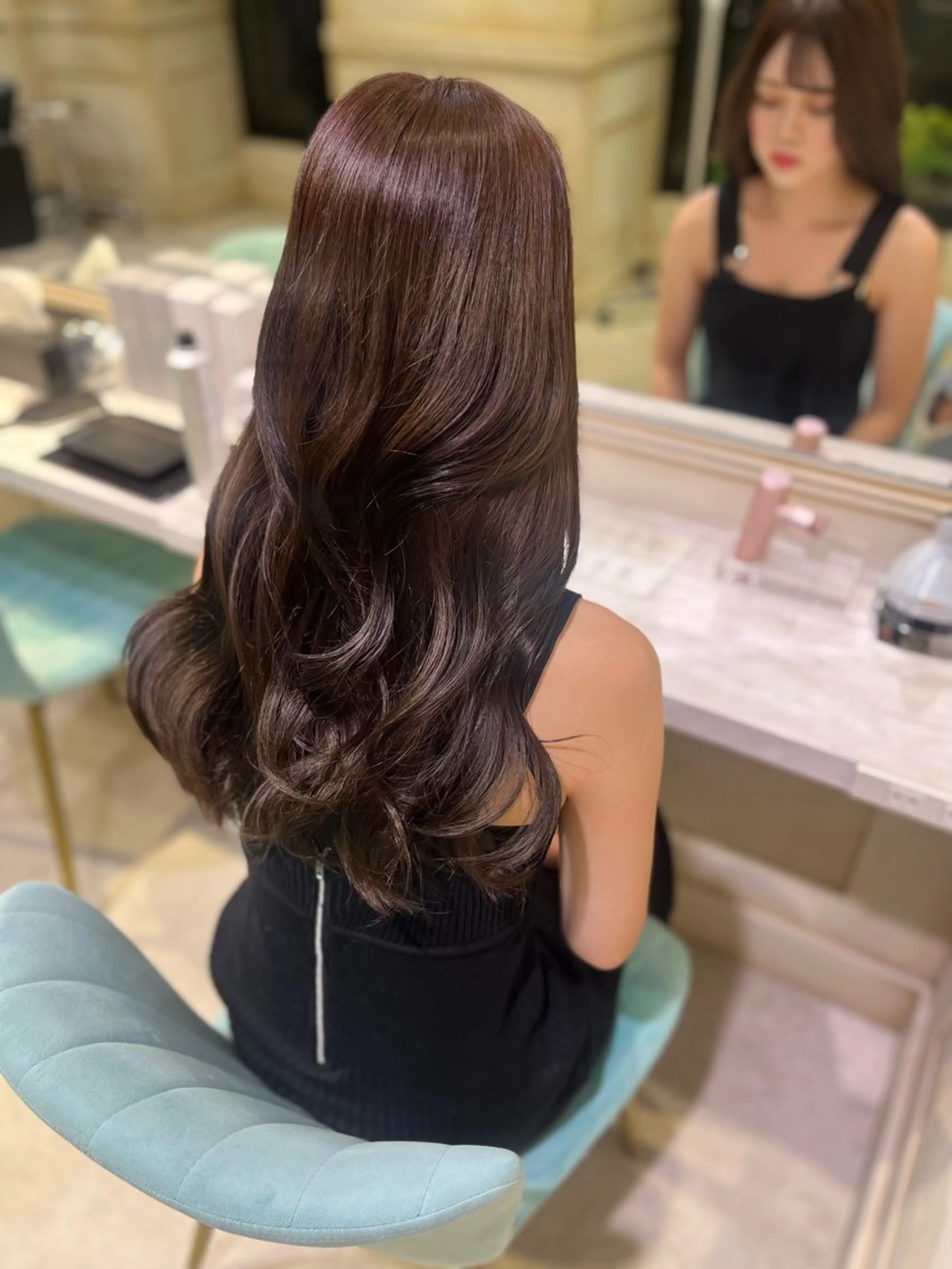 ロング カラー ヘアカラー トリートメント 🟠髪質改善縮毛矯正 YUTO🟠のヘアスタイル