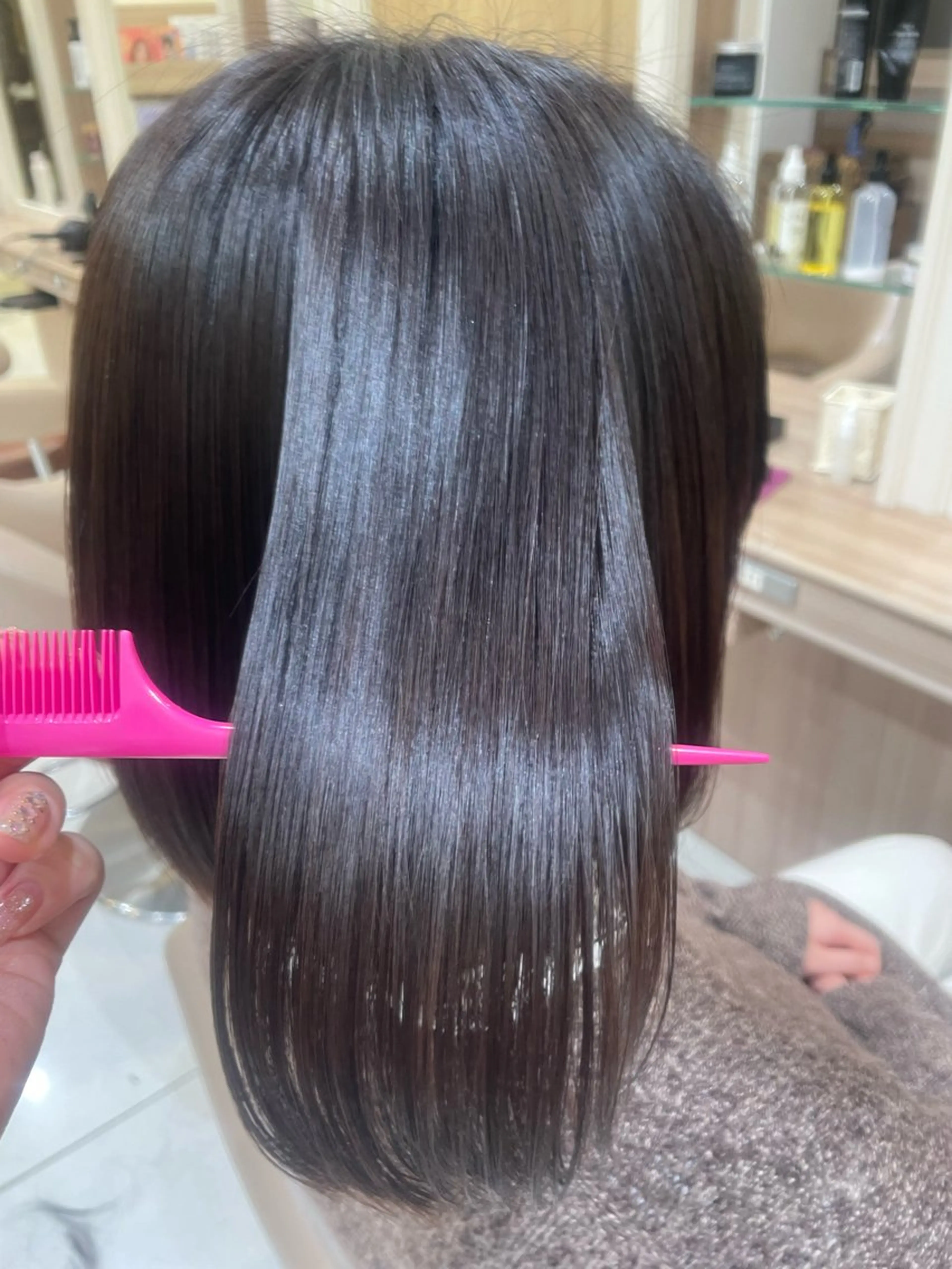 ショート パーマ カット 縮毛矯正 トリートメント 韓国ヘアメイク🎀/ 縮毛矯正✨山本媛香のヘアスタイル