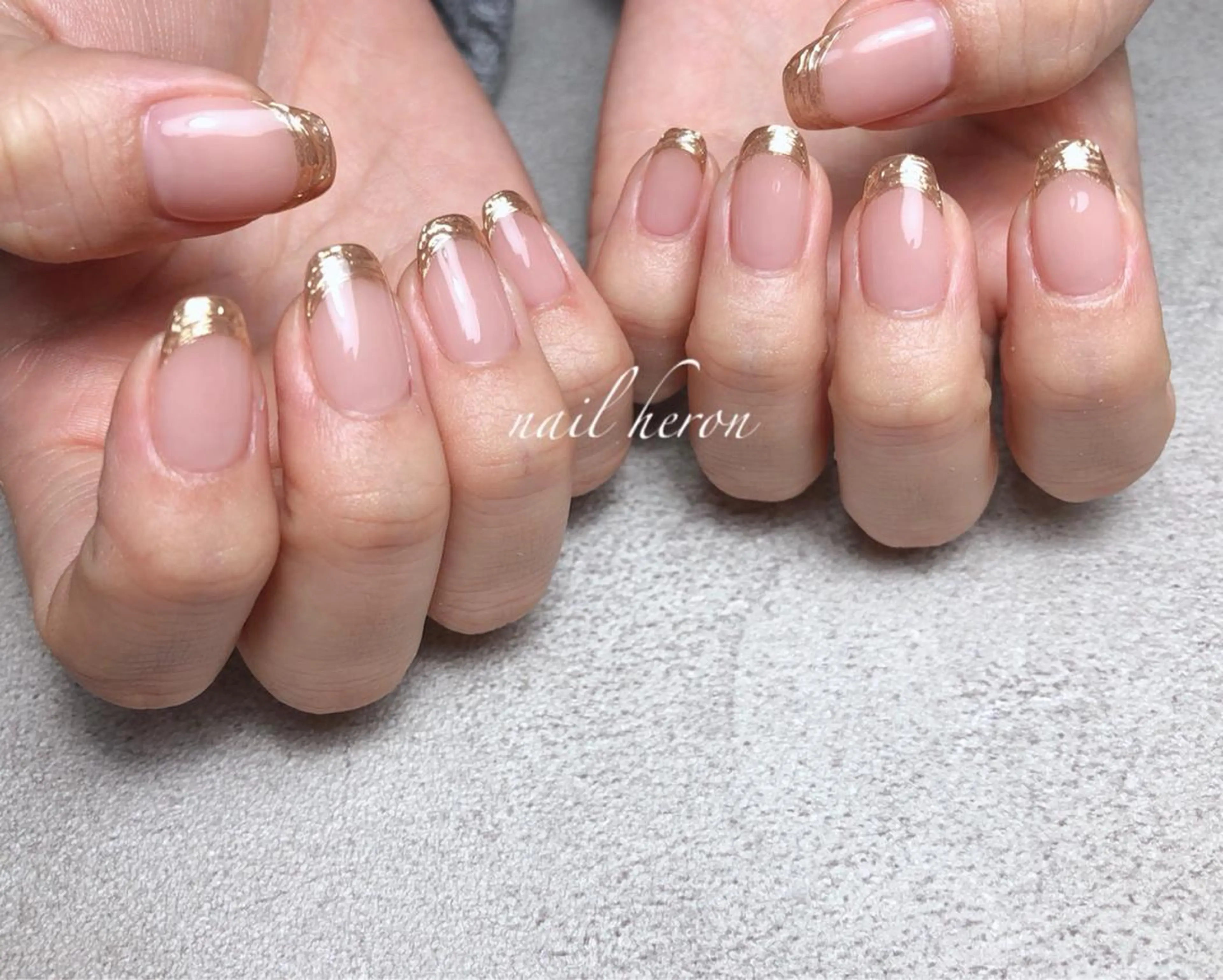 ネイル ミラーネイル ハンドネイル nail heron所属・saki_ nail heronのネイルデザイン