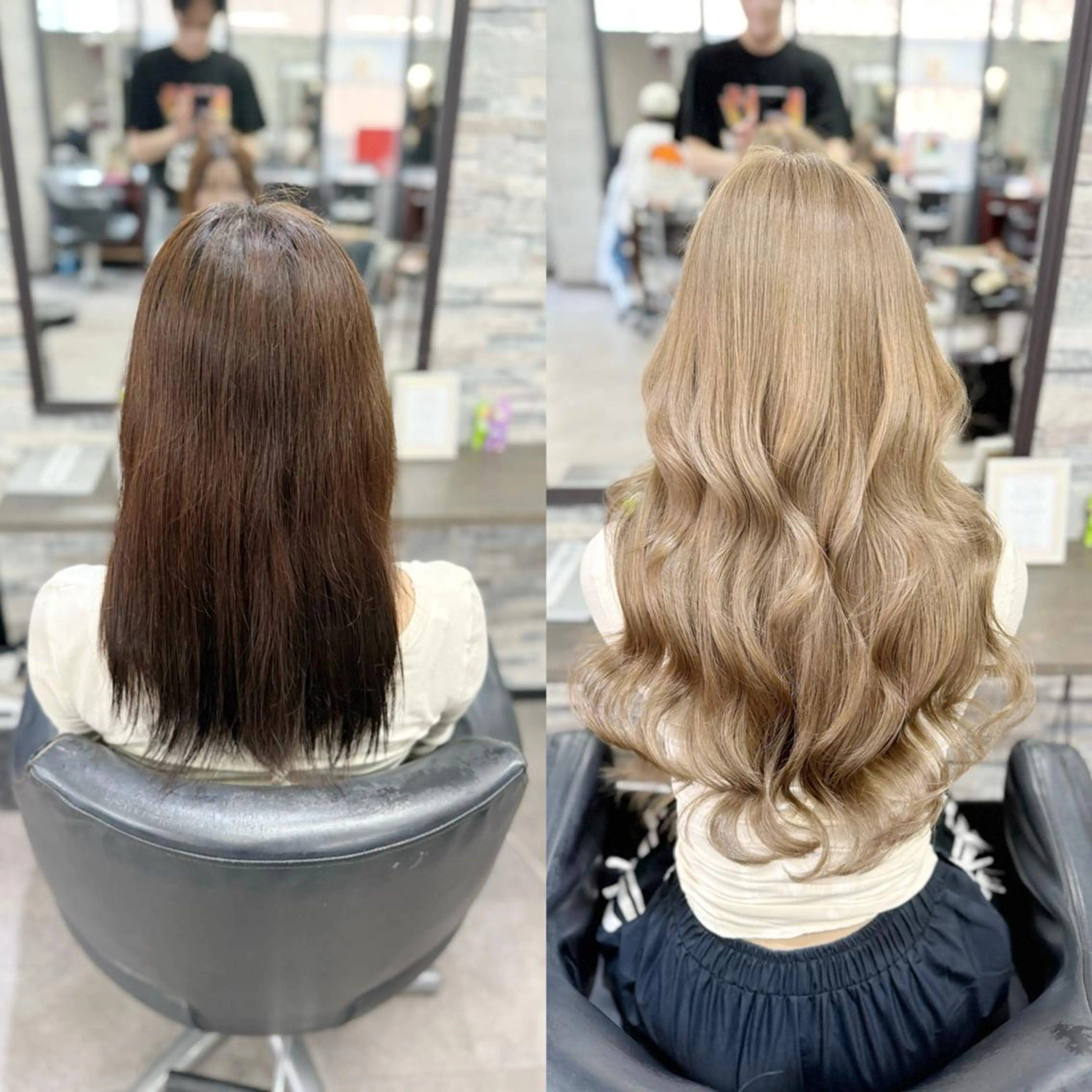 ショート 学生 ヘアカラー エクステ 韓国特化 BIZEのヘアスタイル