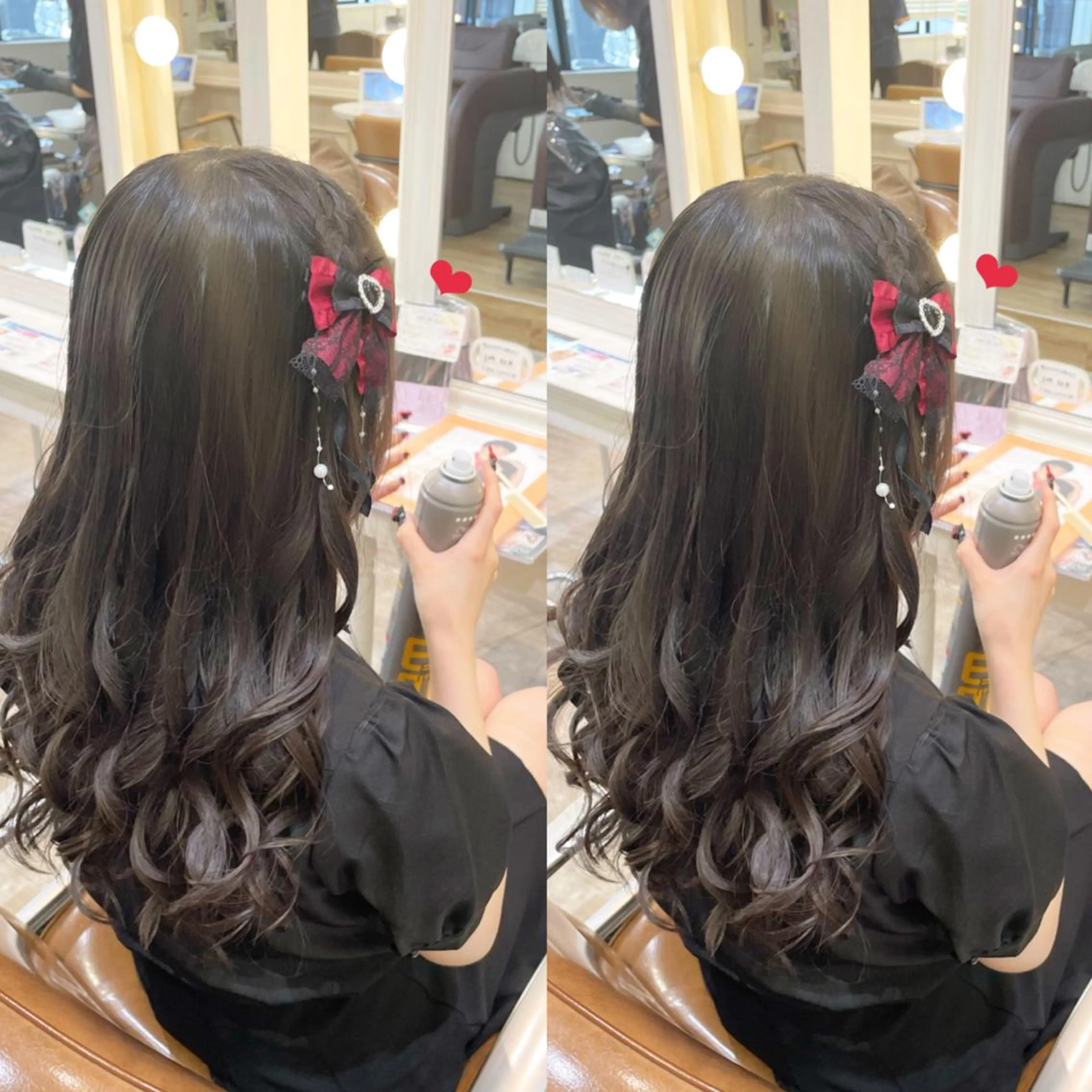 ロング ヘアアレンジ エクステ/ハイトーン 🐏☁️miminaのヘアスタイル