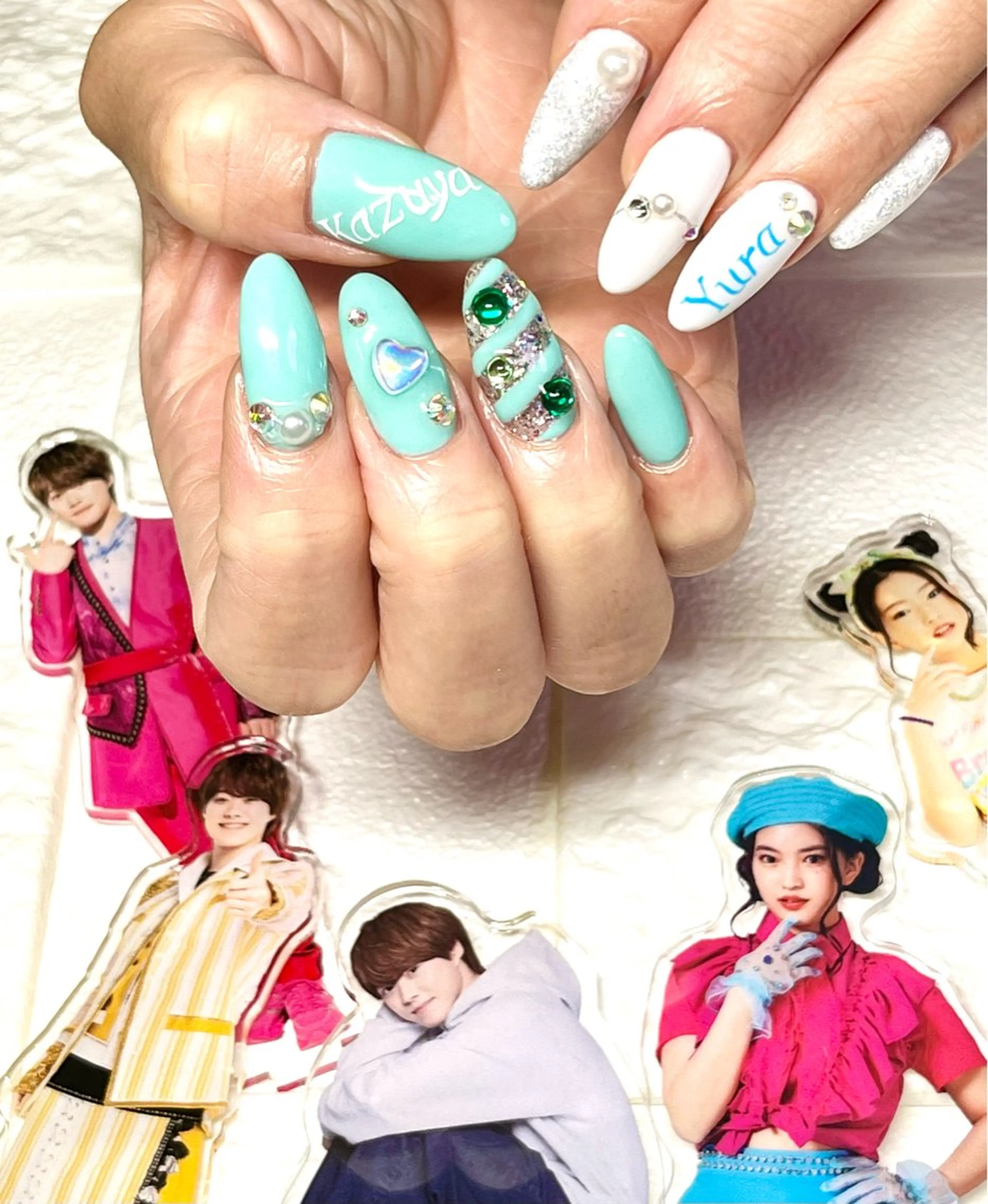 ロング ネイル ハンドネイル まり りぃ〜んのネイルデザイン