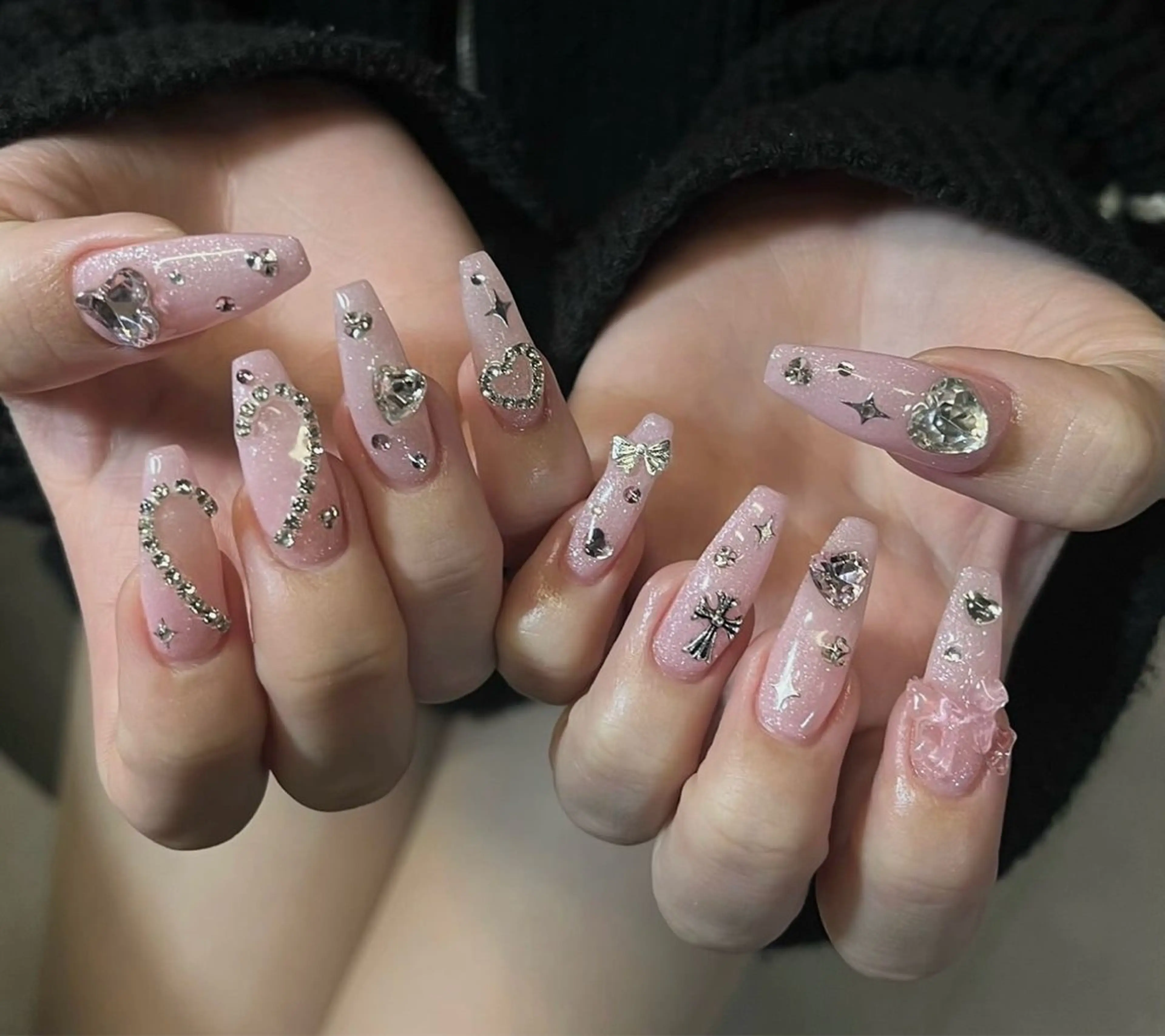 ネイル 韓国ネイル 持ち込み ニュアンスネイル ネイルチップ ハンドネイル TABI ANA.CHUOのネイルデザイン