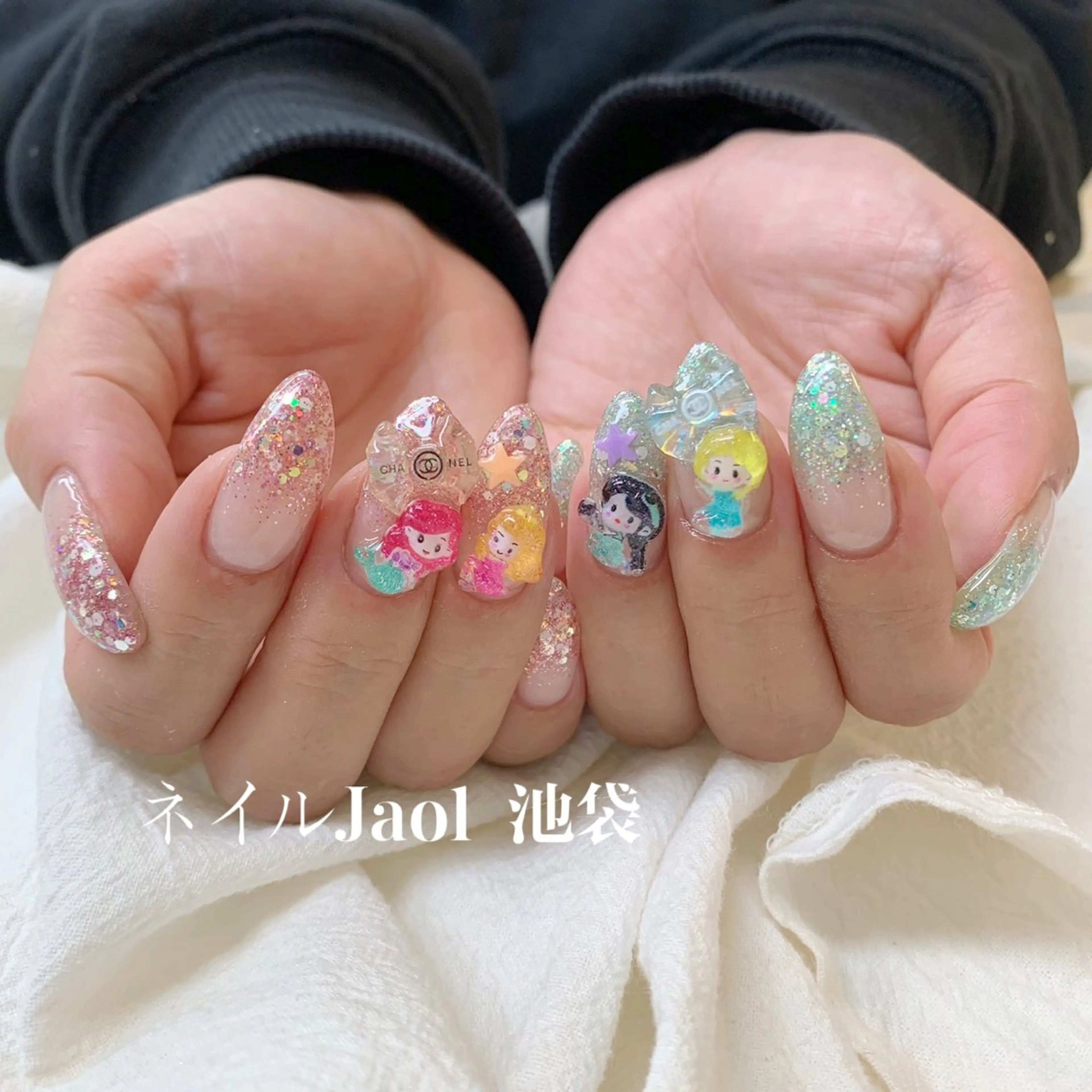 ミディアム ハンドネイル nail jaol池袋店所属・ネイルJaol 池袋のネイルデザイン