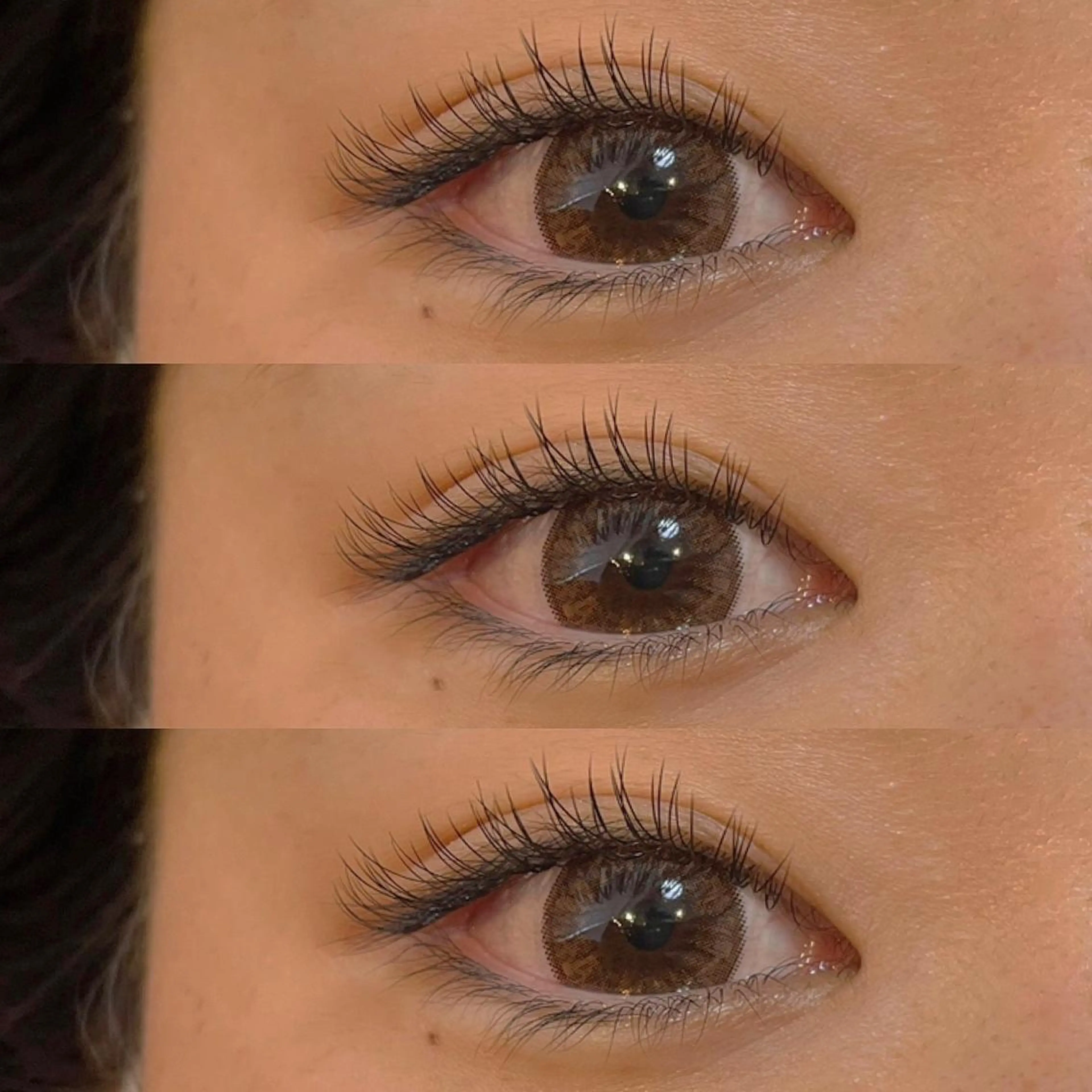 マツエク・マツパ Cカール キュート フラットラッシュ muk.所属・muk.🌙eye .SAAYA🎀のマツエク・マツパデザイン