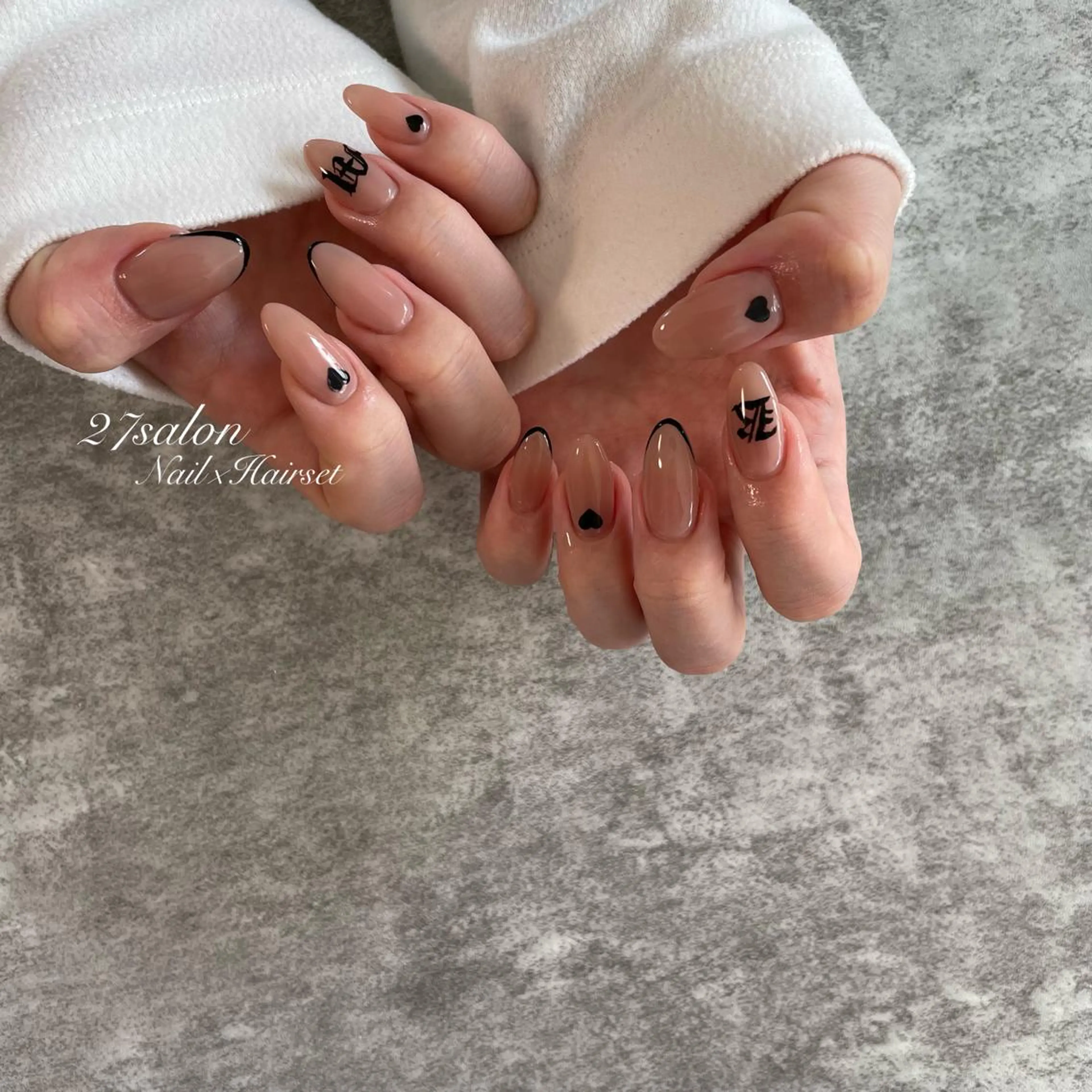 ネイル フレンチネイル 27salon yuinaのネイルデザイン