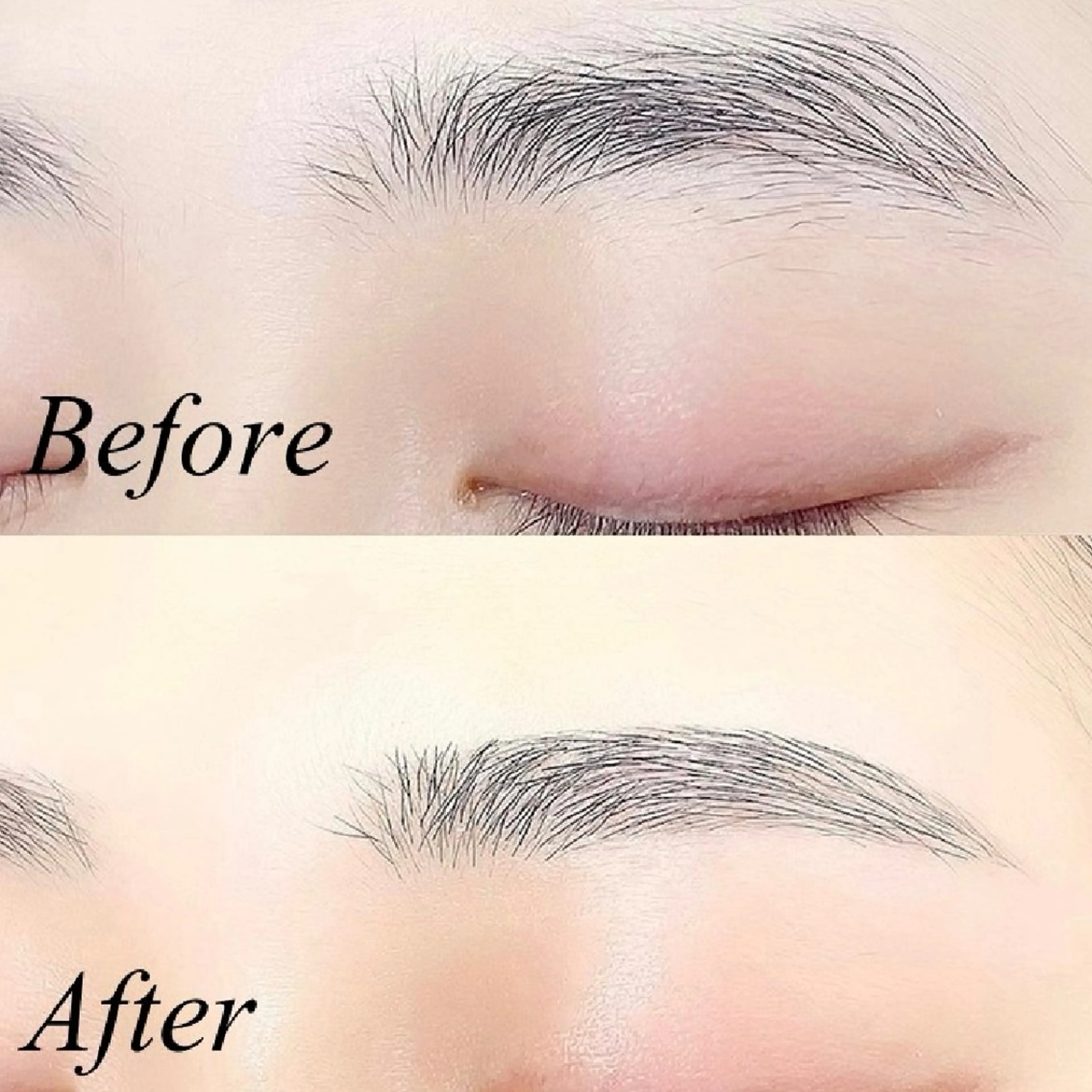 学割U24🎓《ツルツル美顔💆🏻》美眉アイブロウWAX＋フルフェイス(メイク込) ¥7000の写真