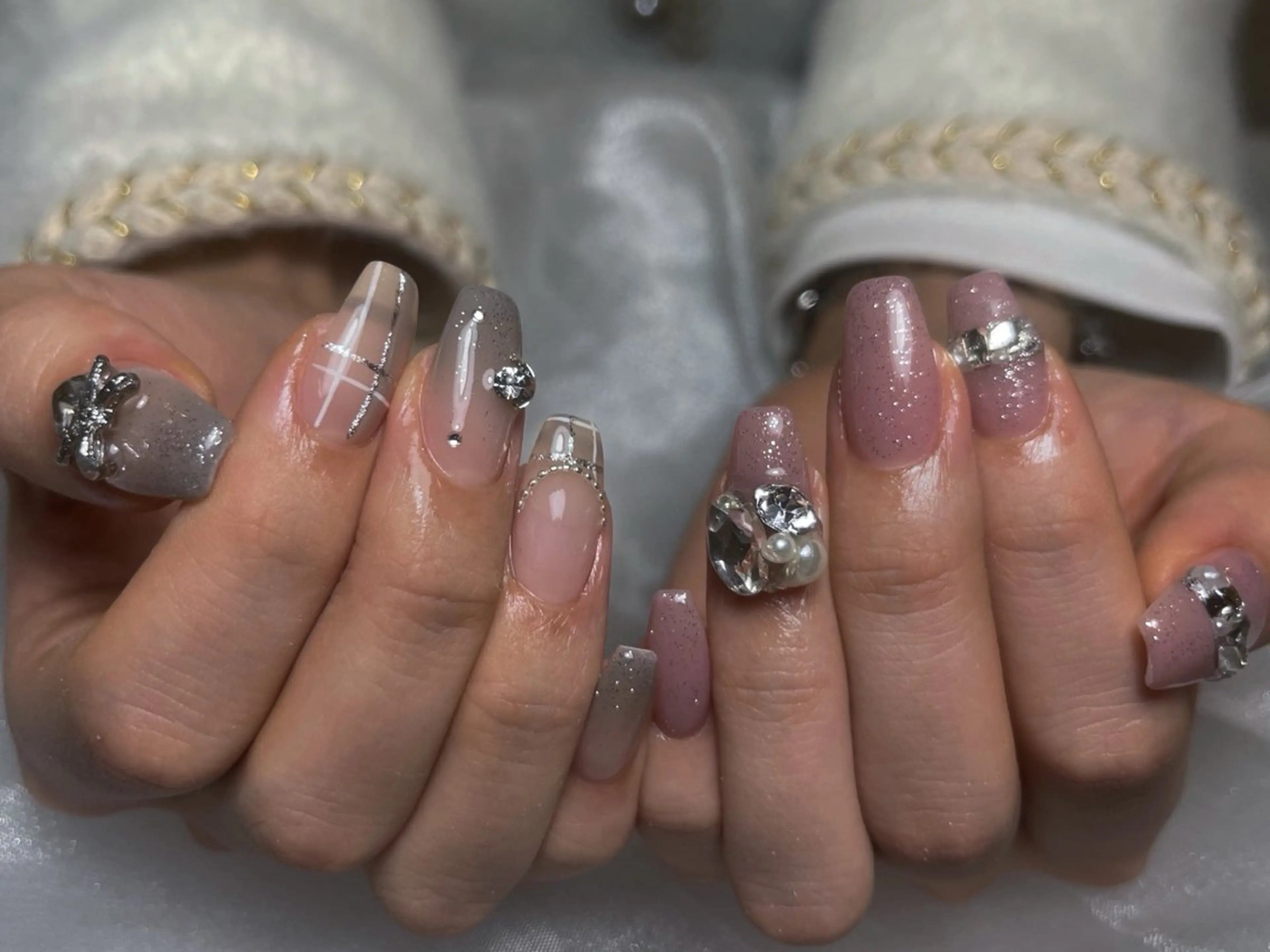 ネイル ハンドネイル ハンドケア nail salon kukuna所属・ワンホン/韓国 nail 大阪アメ村のネイルデザイン