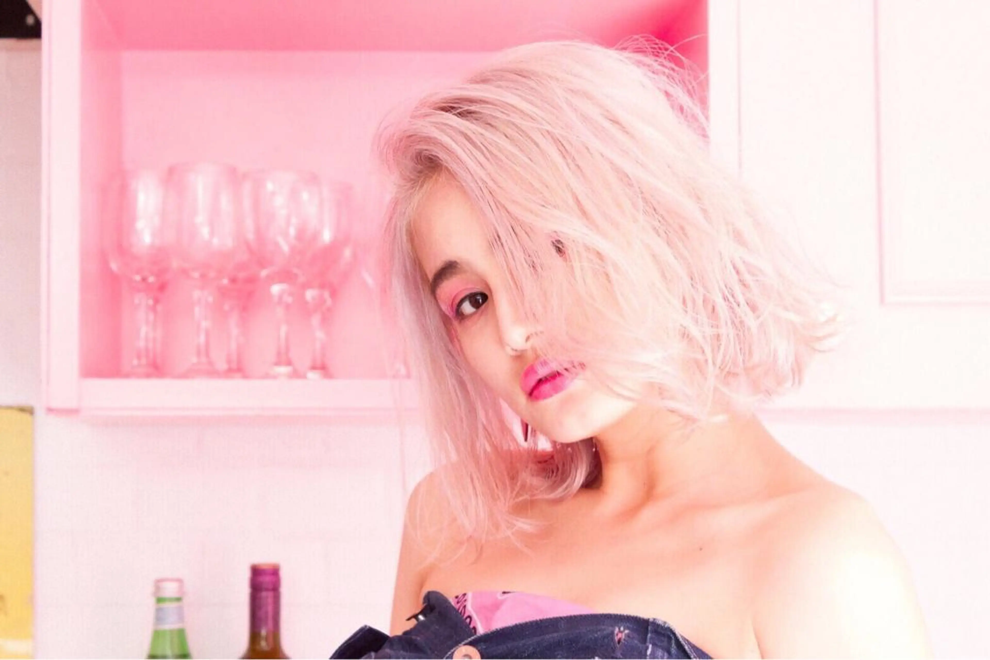 ミディアム AMI ウルフパーマ/メンズのヘアスタイル