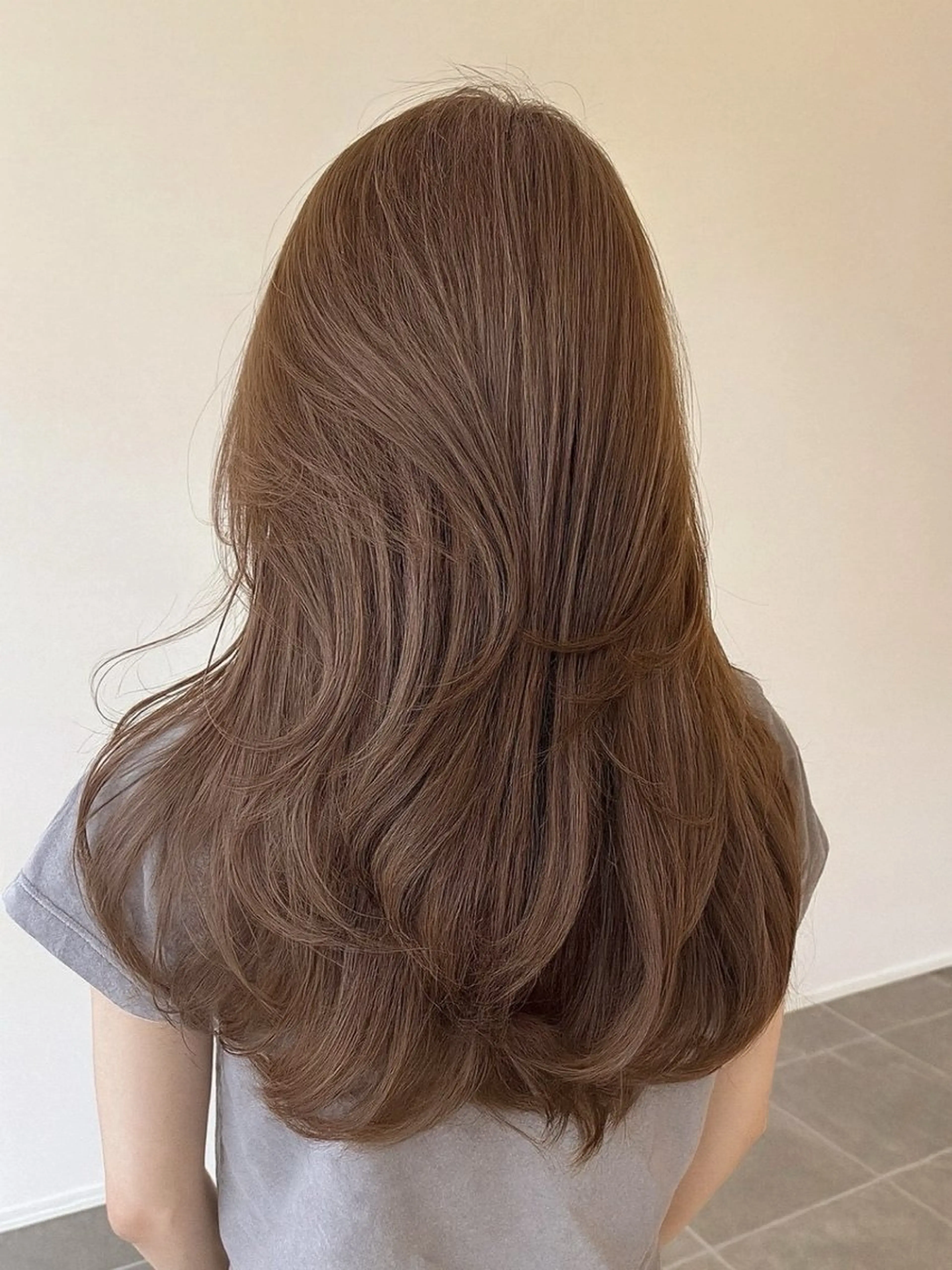 カラー ヘアカラー おがわあすか/東橋本 透明感・愛され🥞のヘアスタイル