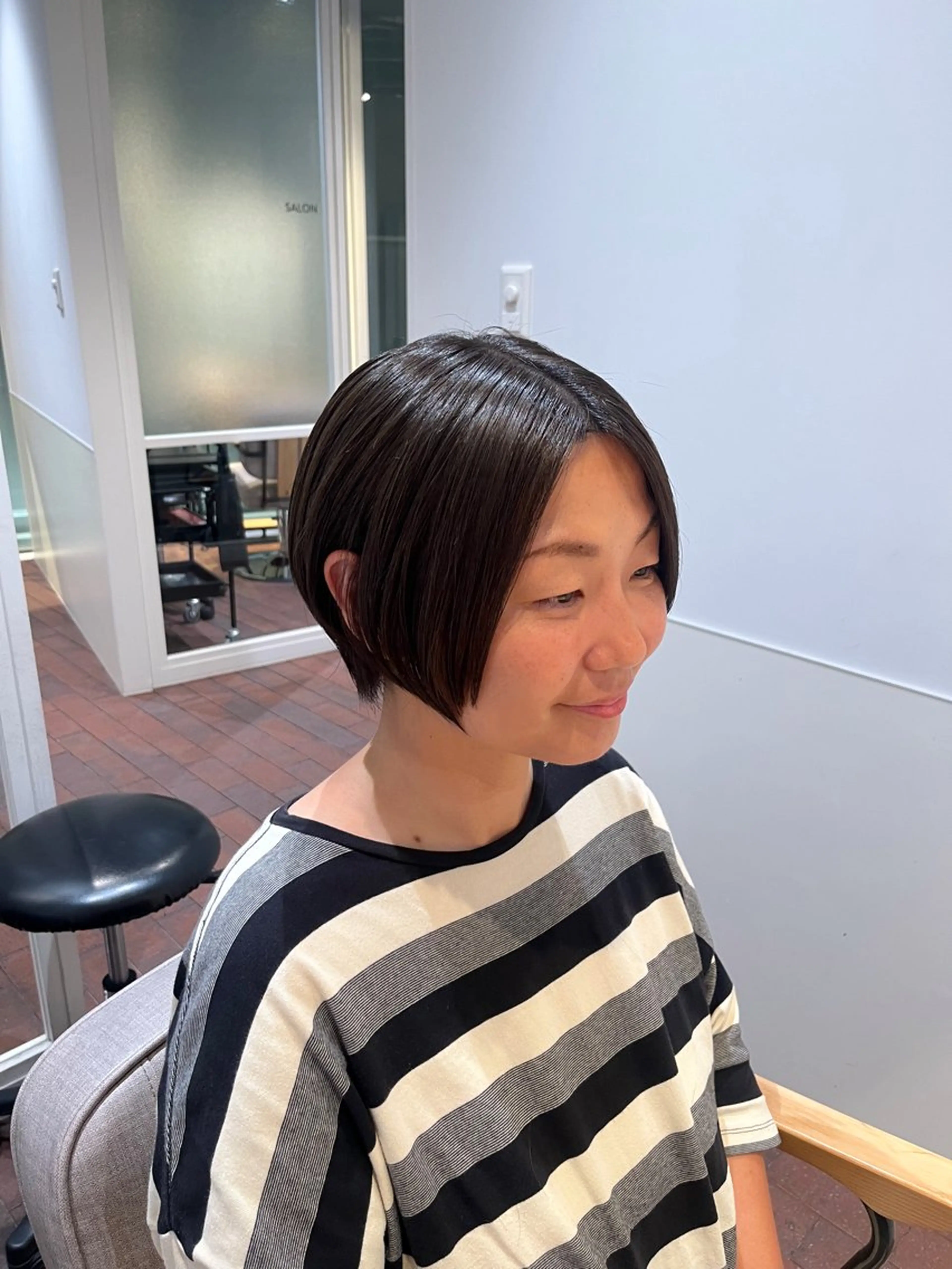 ショート カット ヘッドスパ ショート／ミニボブ マンツーマン/マユコのヘアスタイル