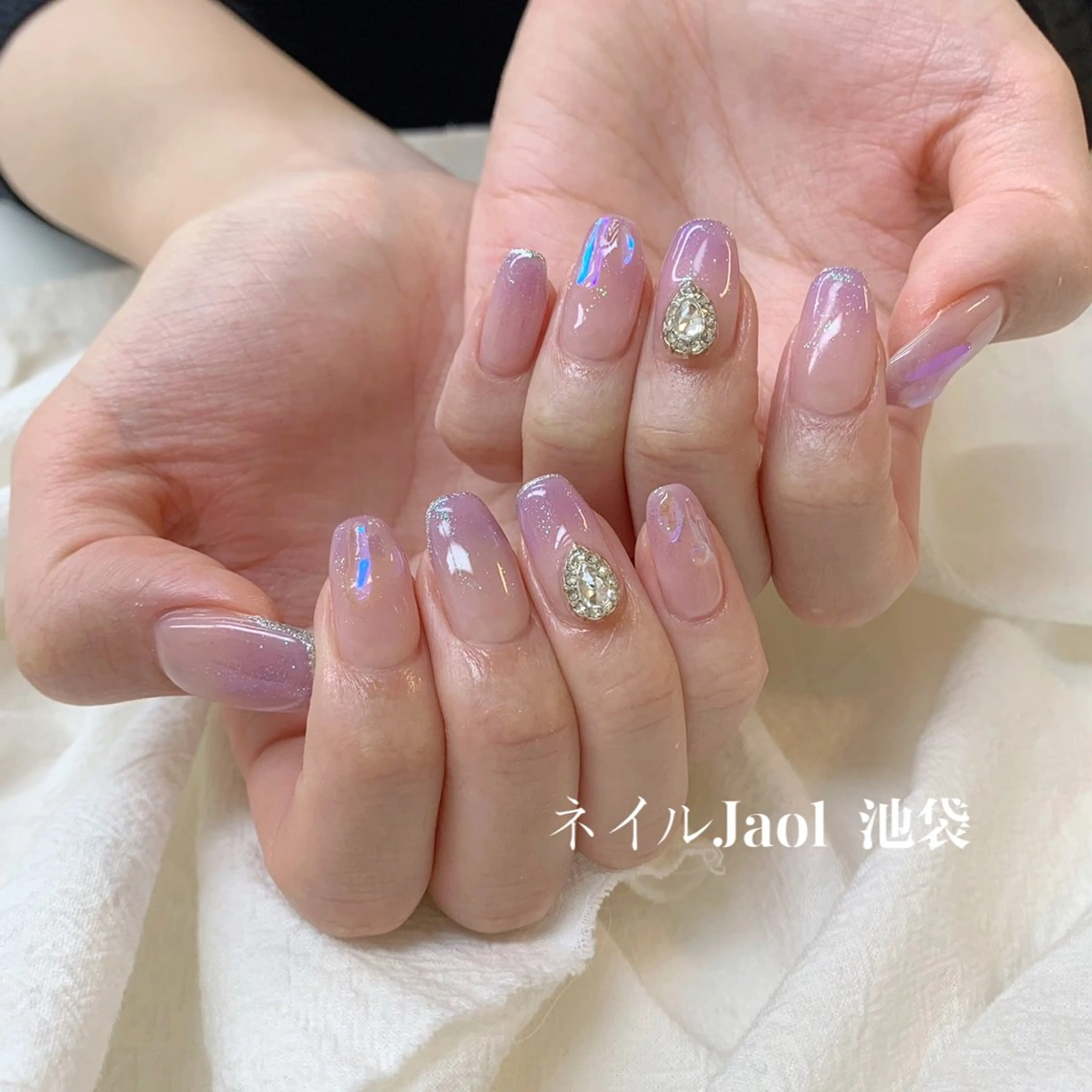 ミディアム ハンドネイル nail jaol池袋店所属・ネイルJaol 池袋のネイルデザイン