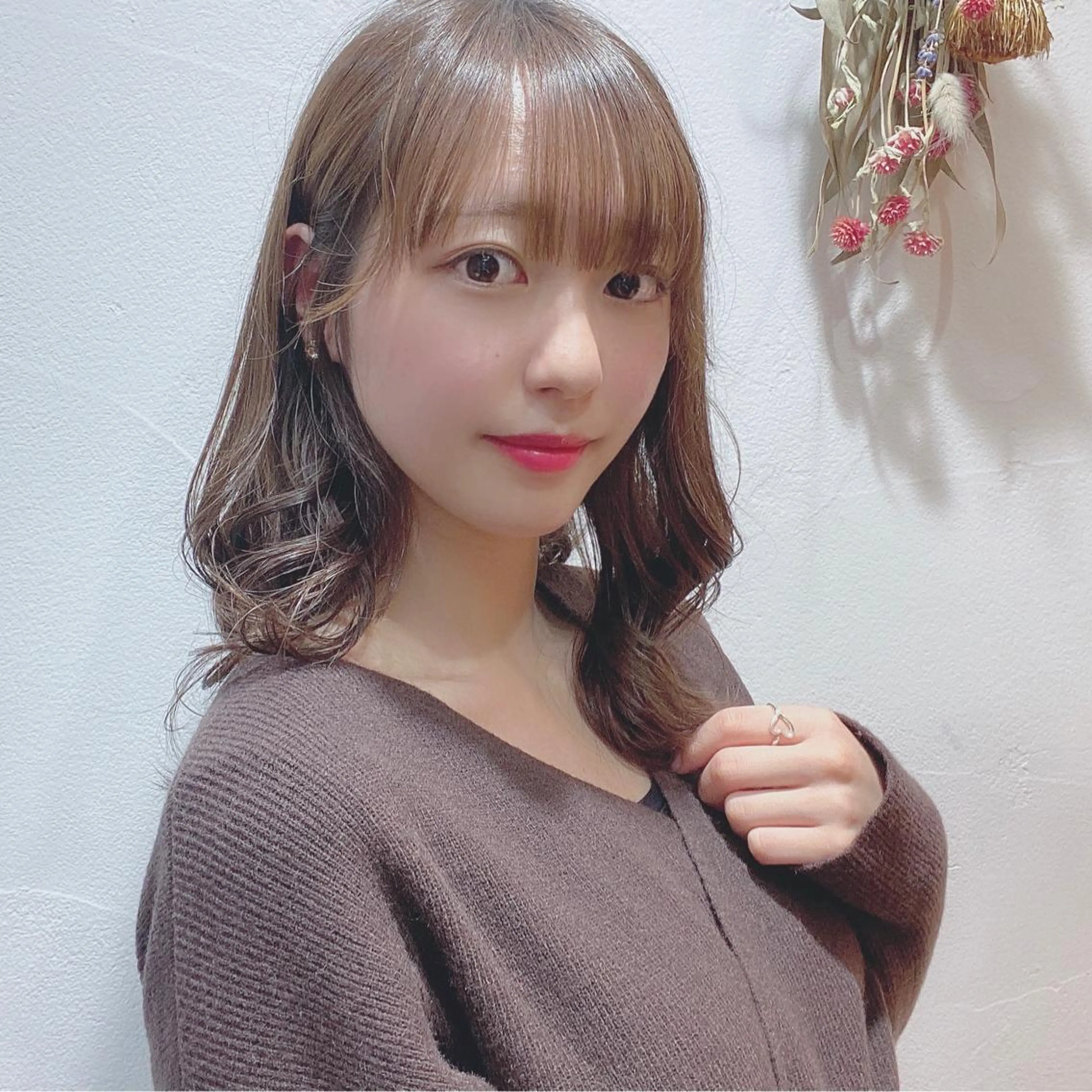 ミディアム 韓国カットパーマ✂︎ Toshiのヘアスタイル