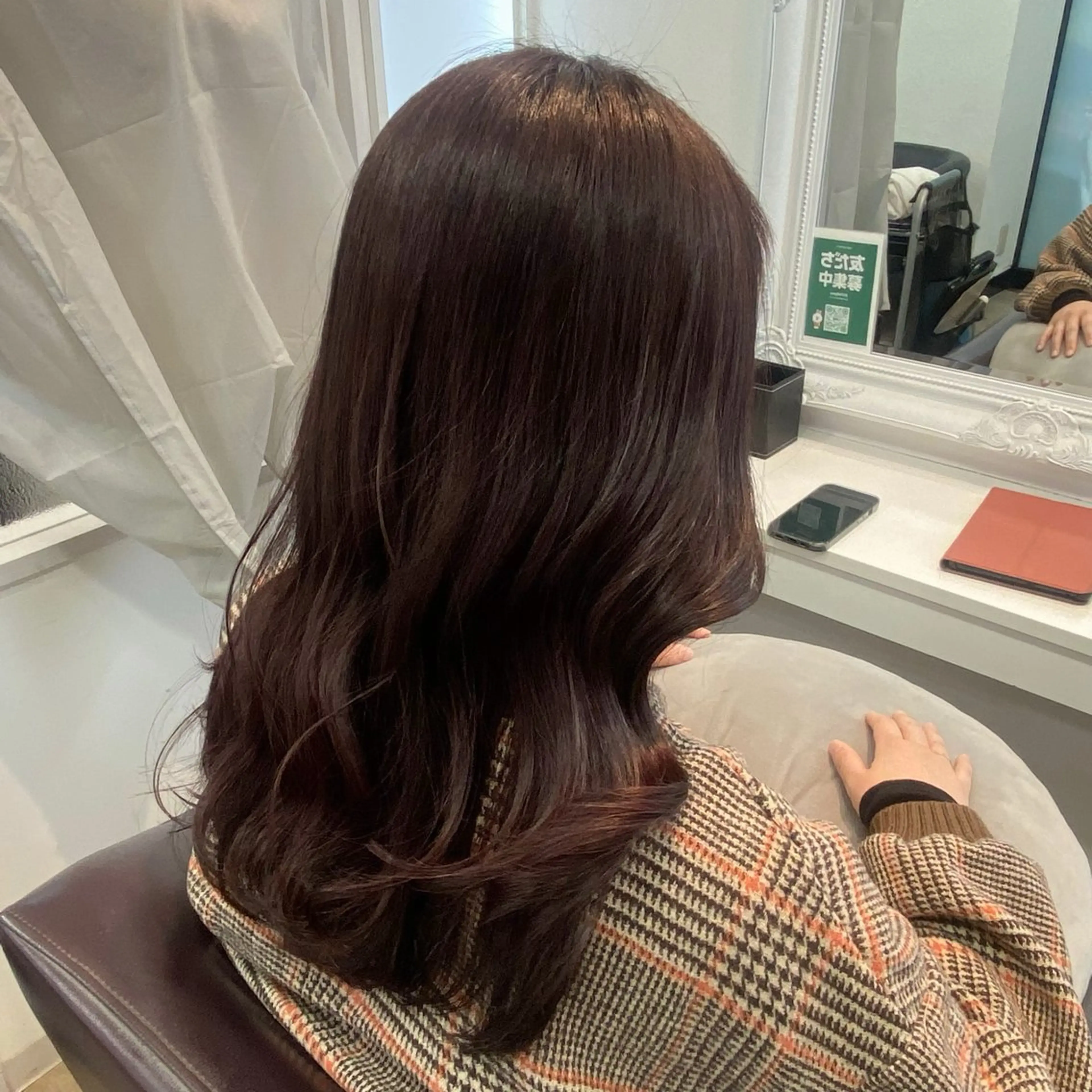 セミロング カラー ピンクカラー ヘアカラー トリートメント 𝑆𝐴𝑂𝑅𝐼 /大森🪞🎀のヘアスタイル