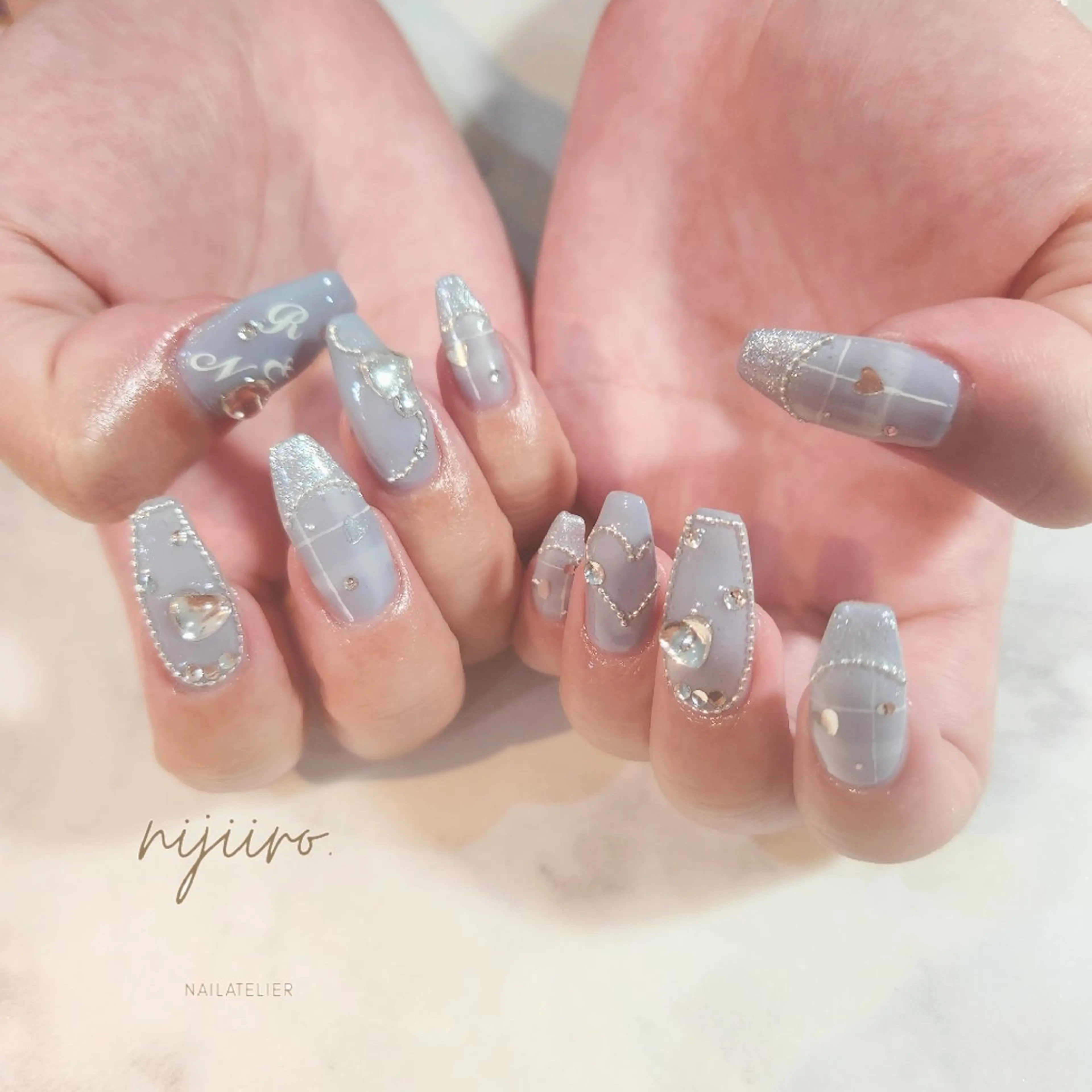 ネイル ハンドネイル nailatelier nijiiro.所属・nijiiro🌈 サトウのネイルデザイン